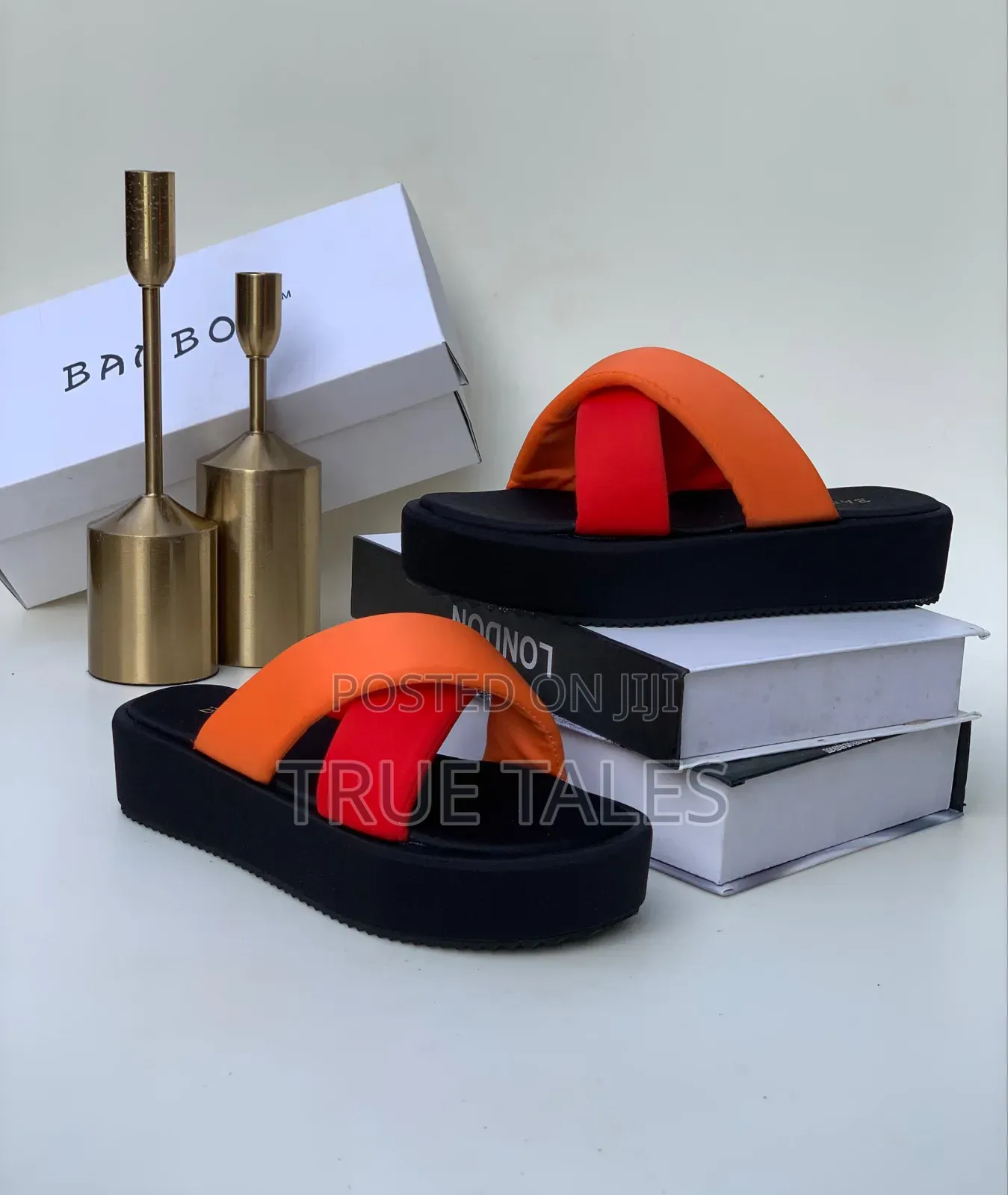 Bamboo Comfortable Sole Wedge Slippers Sizes 37 to 43