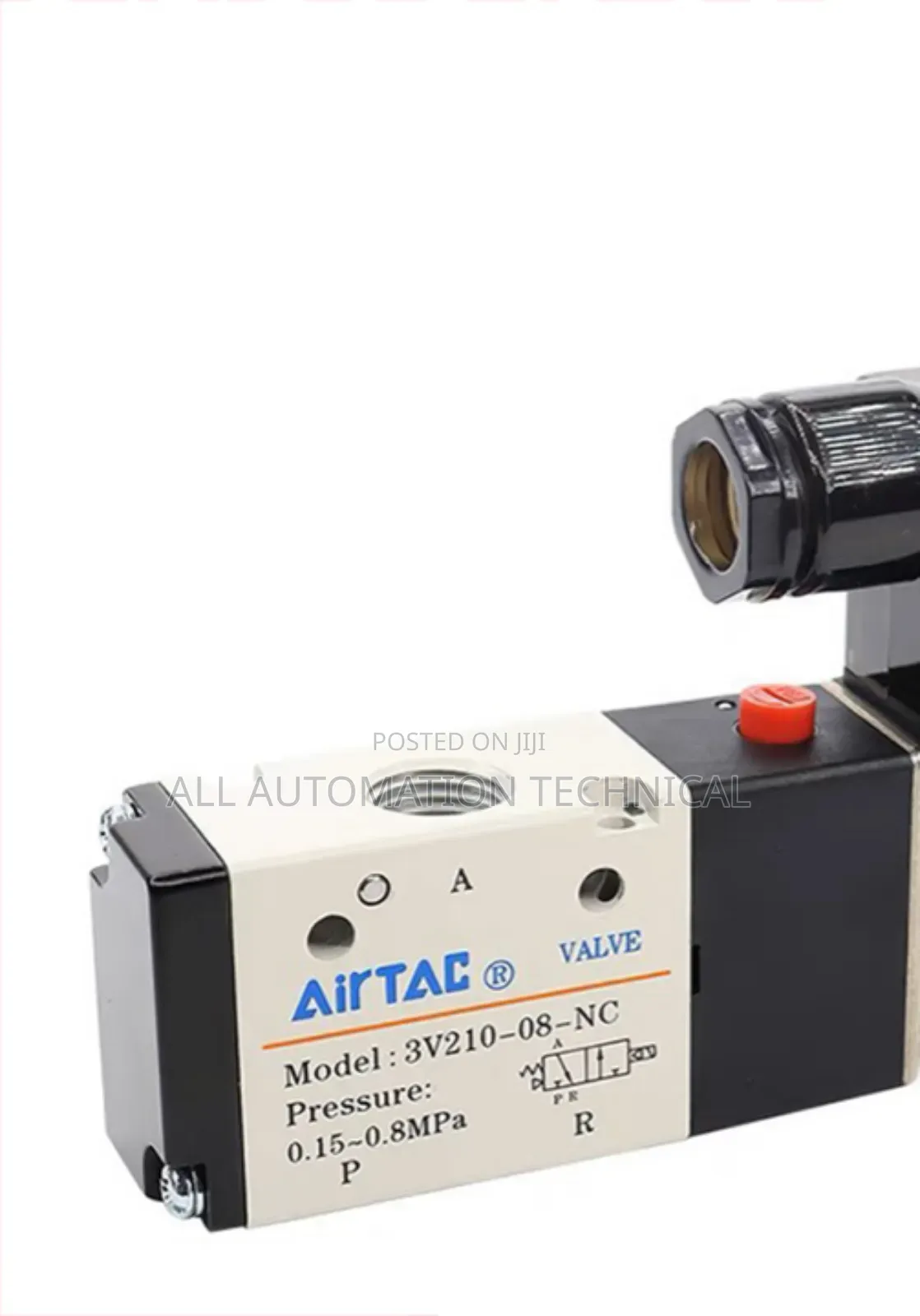 AIRTAC SOLENOID VALVE 3/2 Way 220vac | 3v210-08-Nc