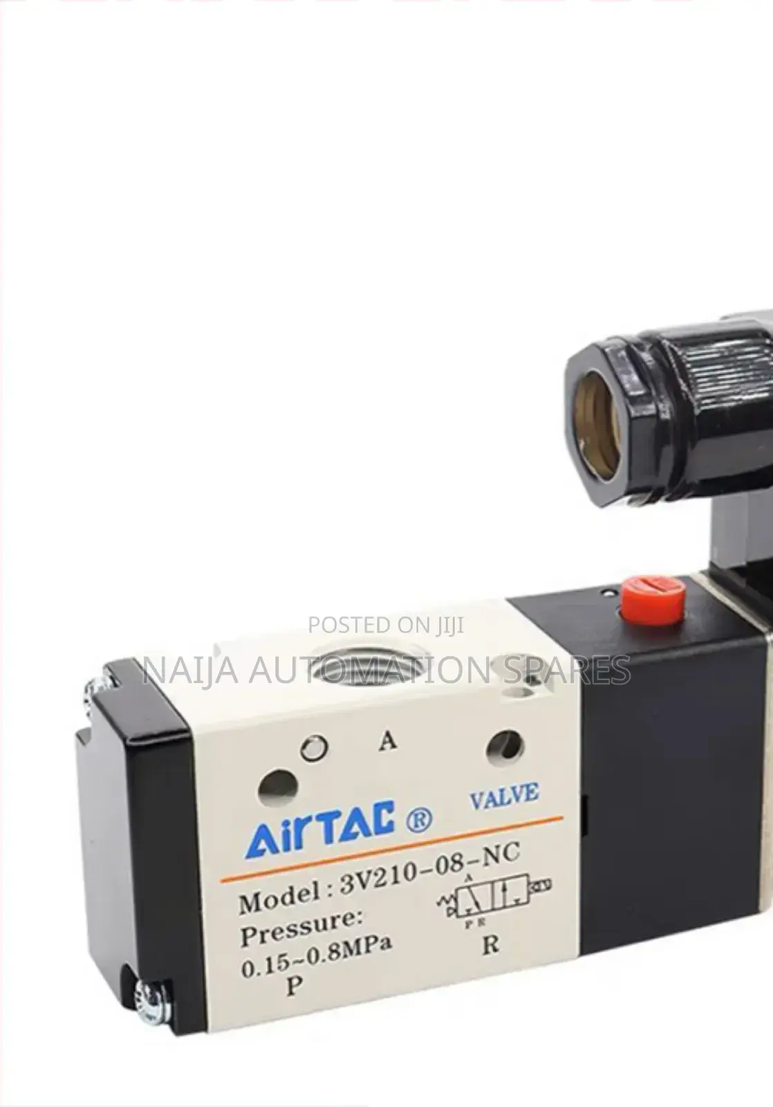 AIRTAC SOLENOID VALVE 3/2 Way 220vac | 3v210-08-Nc