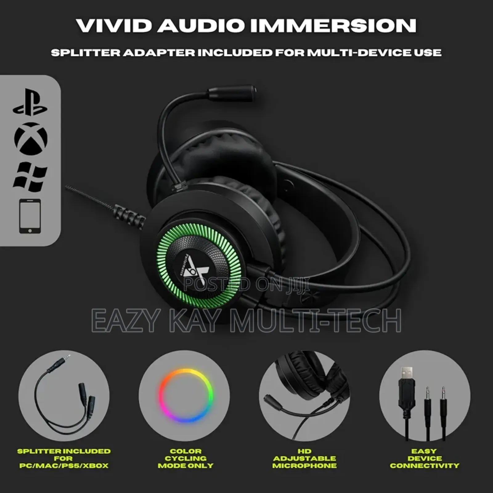 X9 Performance 4in1 RGB Gaming KB/Mouse/Headphone/Pad