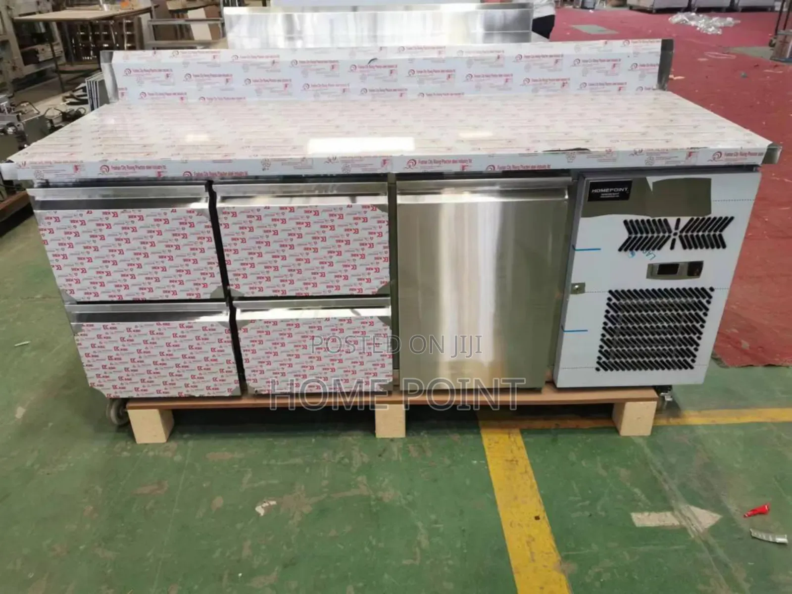 Industrial 4drawer / 1door Under Counter Fridge