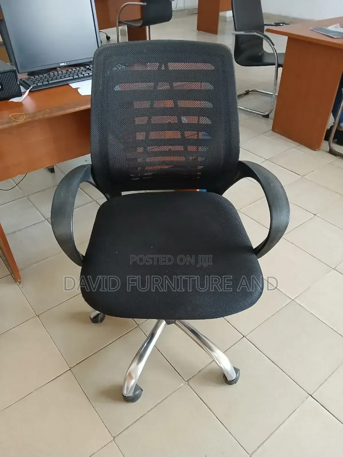 Black Mesh Chair