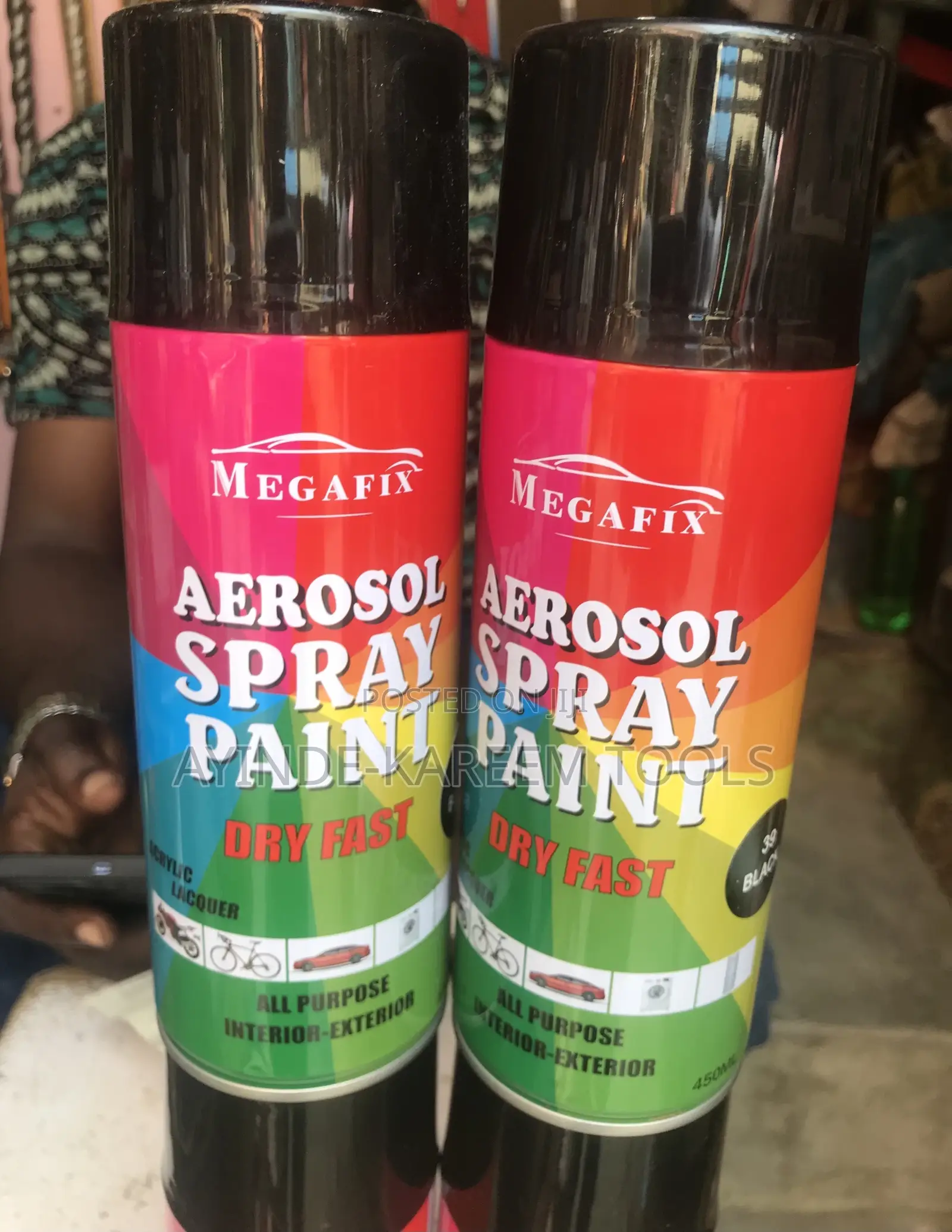 Spray Paint All Colours(Dry Fast)