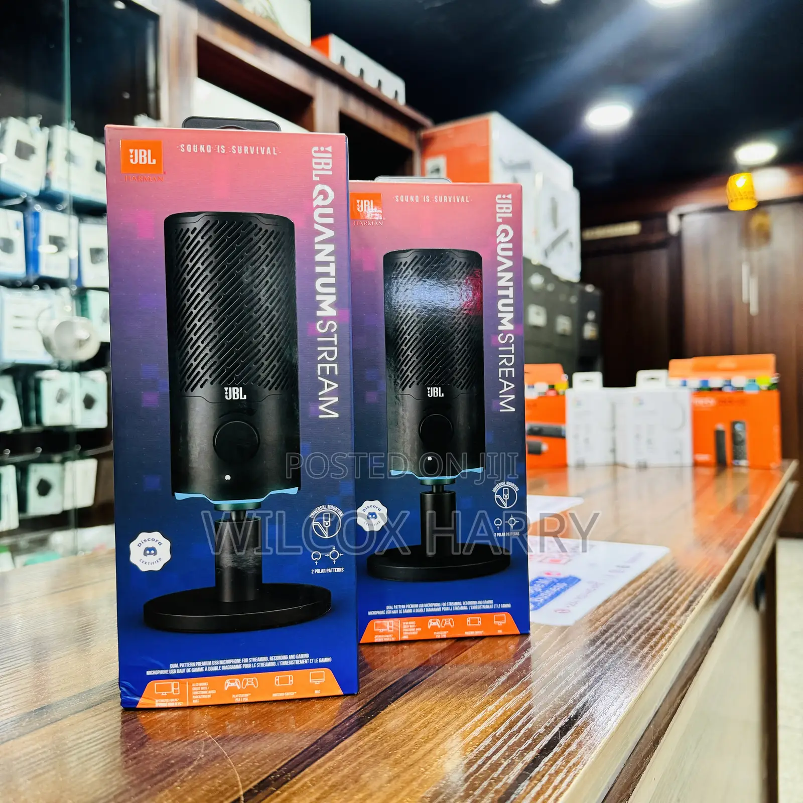 JBL Quantum Steam Gaming, Microphone Wireless Wire