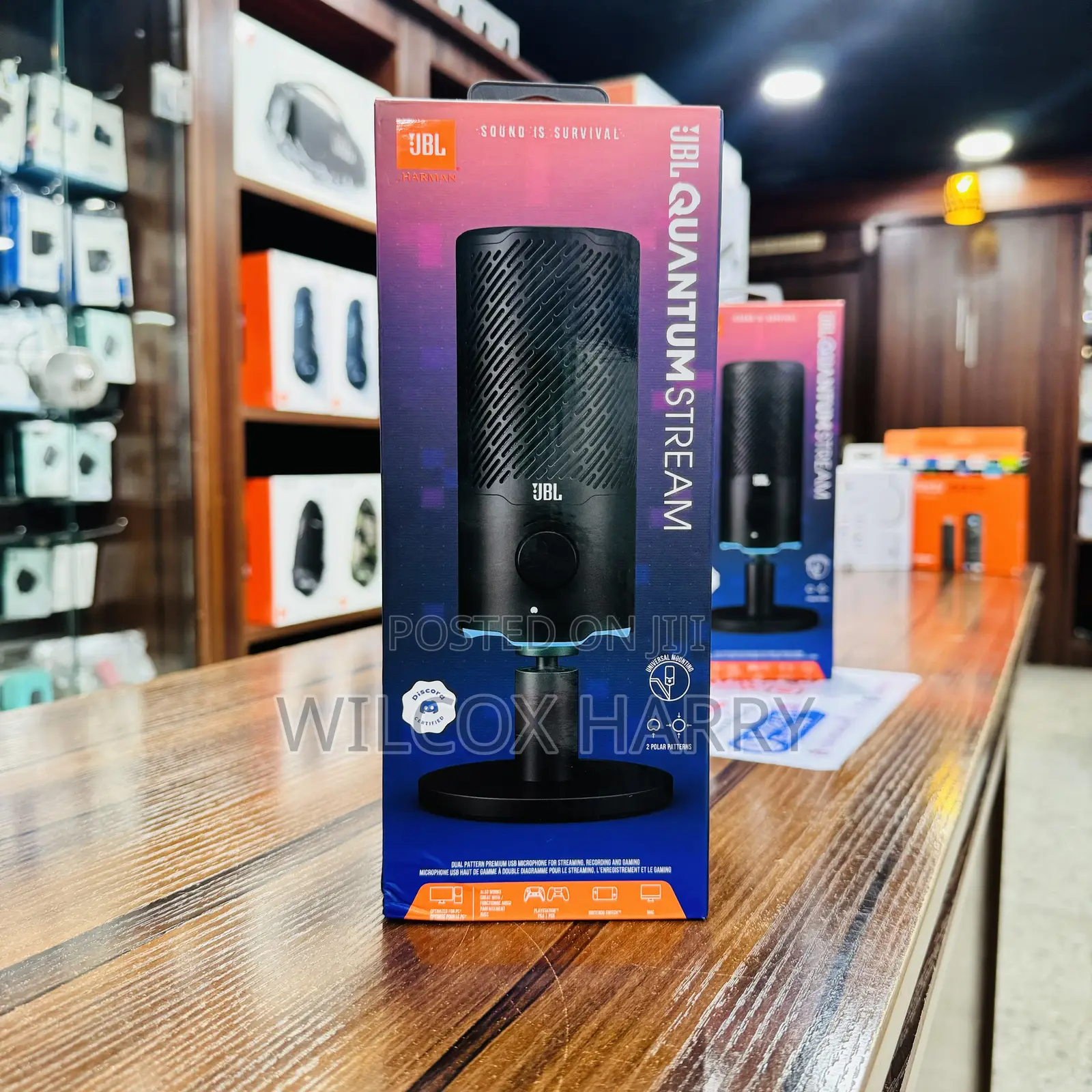 JBL Quantum Steam Gaming, Microphone Wireless Wire