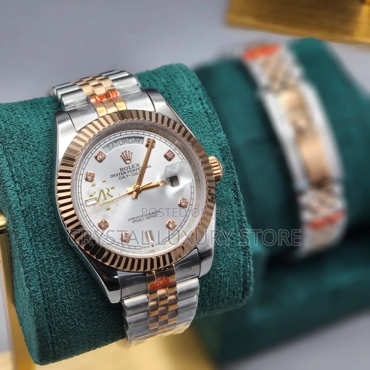 Rolex Quality Luxury Men Chain Wristwatch