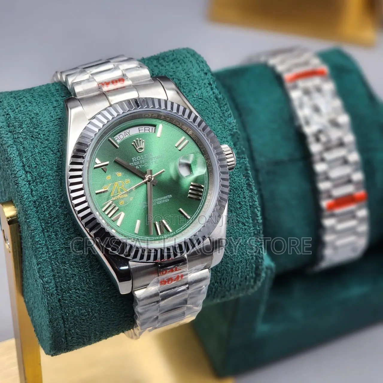 Rolex Quality Luxury Men Chain Wristwatch
