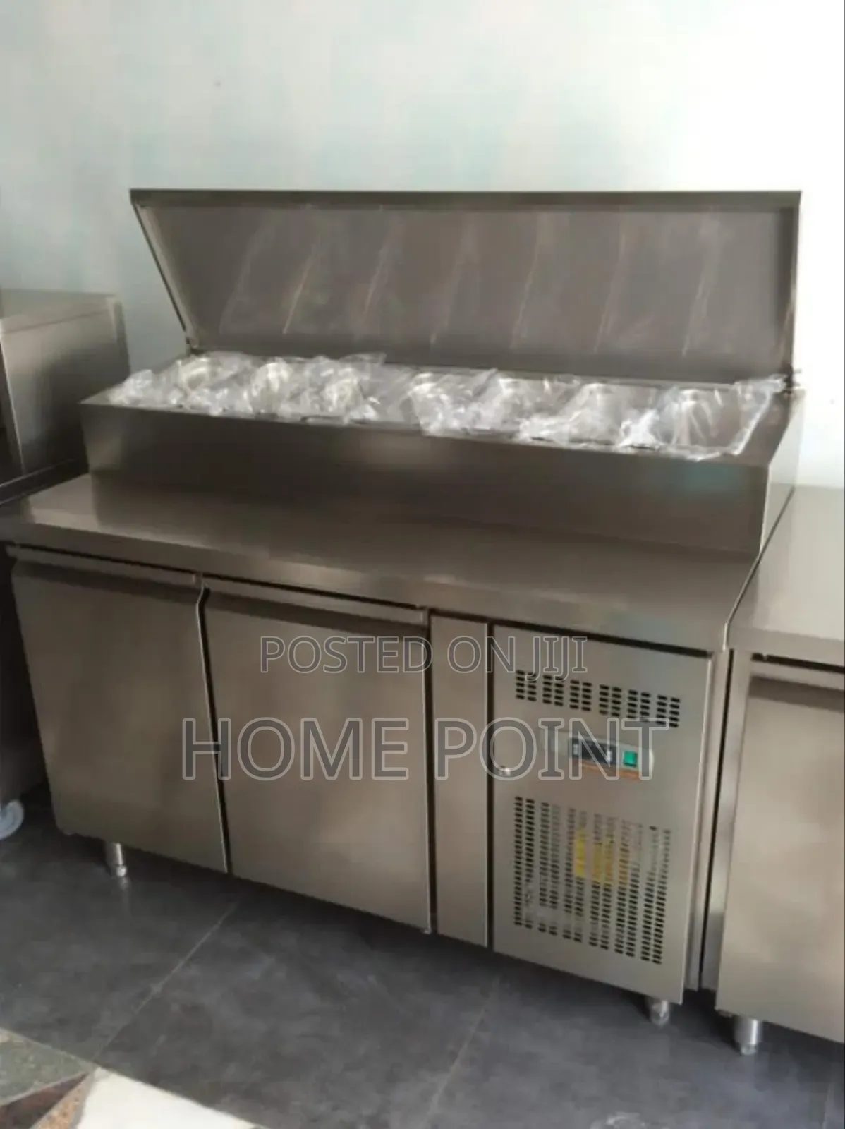 Industrial 2 Door Pizza Fridge