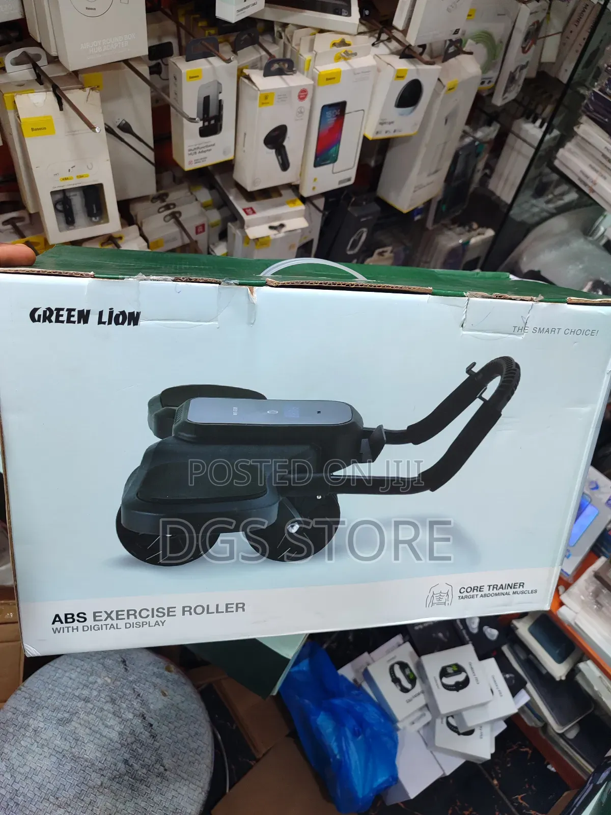 Green Lion ABS Exercise Roller With Digital Display