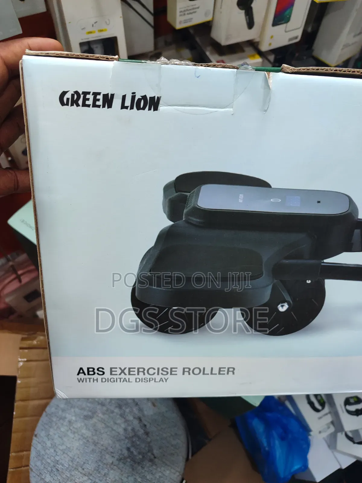 Green Lion ABS Exercise Roller With Digital Display