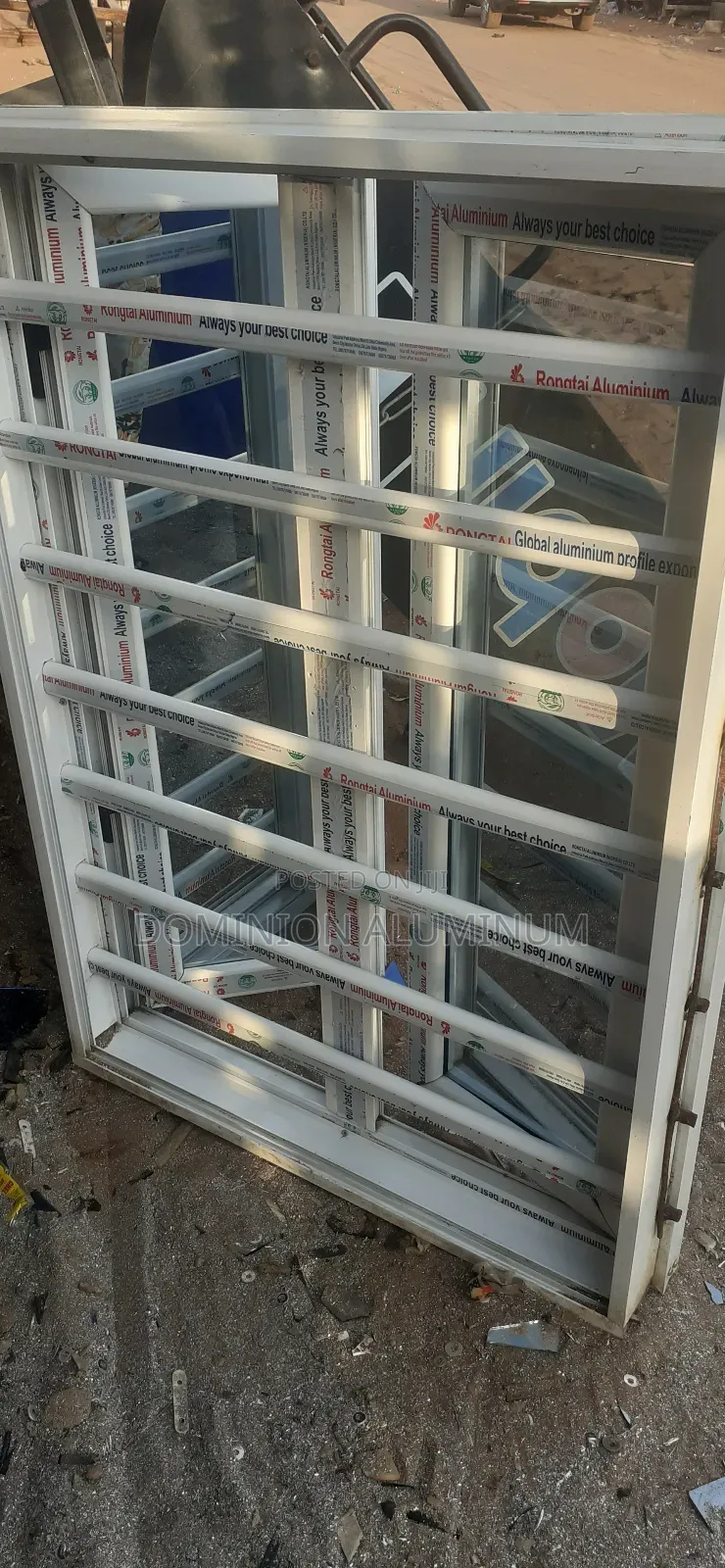 White Strong Windows With Protector and Nets