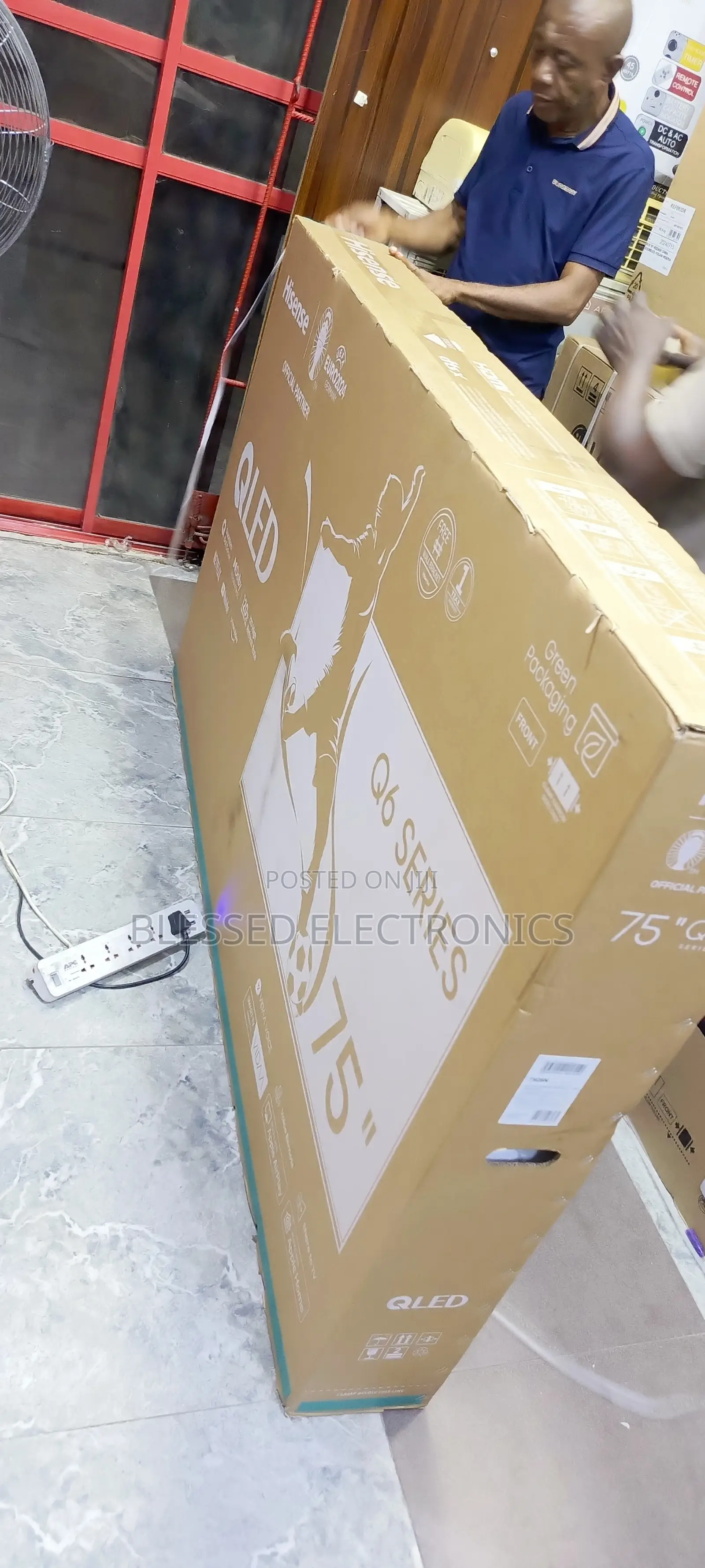 Hisense 75"Inches QLED Smart Netflix TV,