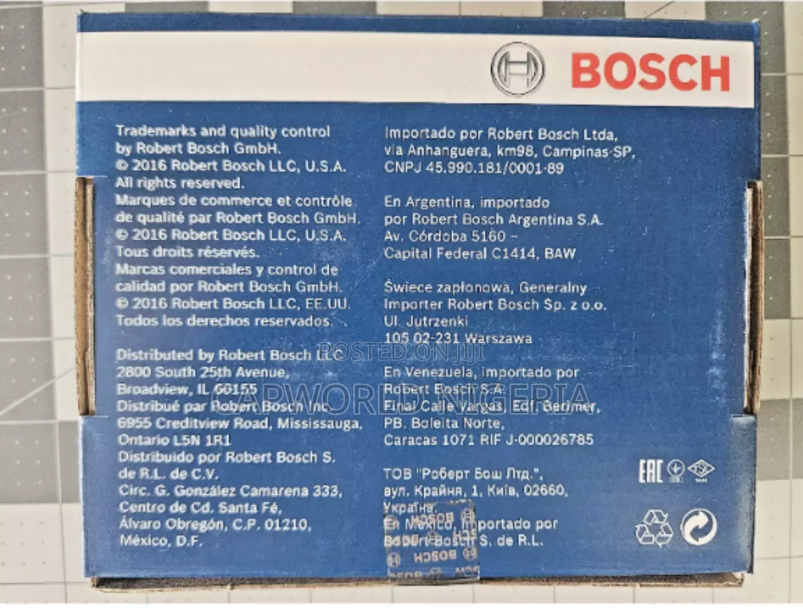10 PCS of Genuine Bosch 7305 MR3DII360 Industrial Spark Plug