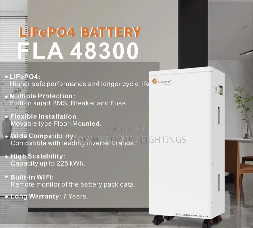 15kwh Felicity Flat Ion Lithium Battery