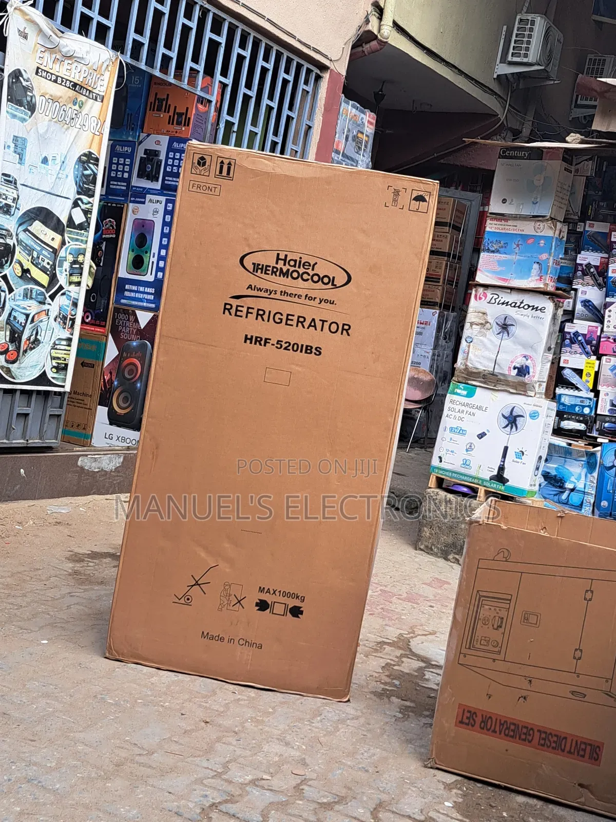 (Haier Thermocool Side by Side Refrigerator 520litters)