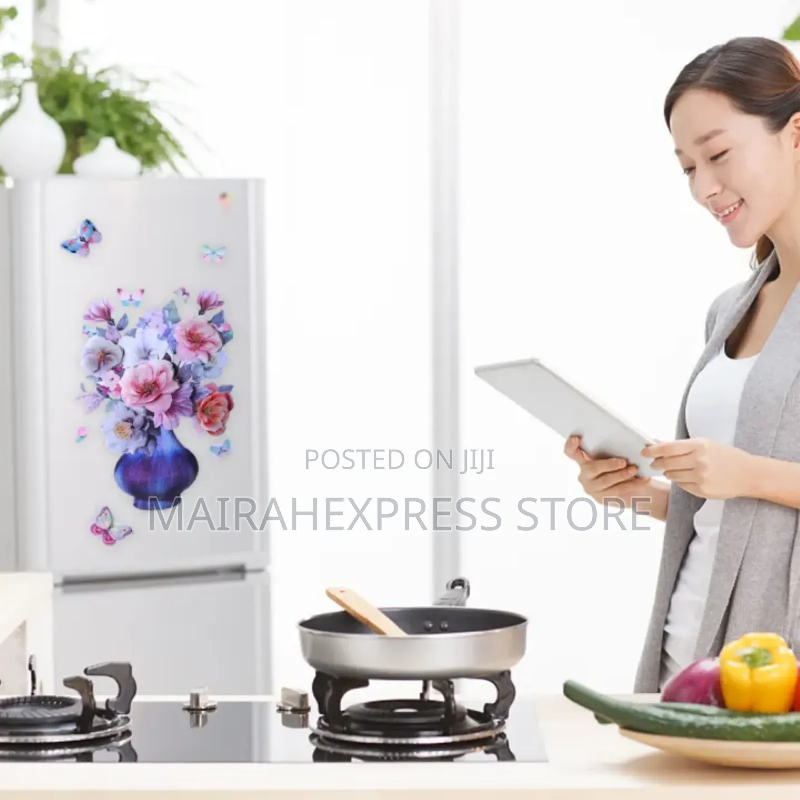 1 Sheet 3d Flowers Wall Sticker Flower