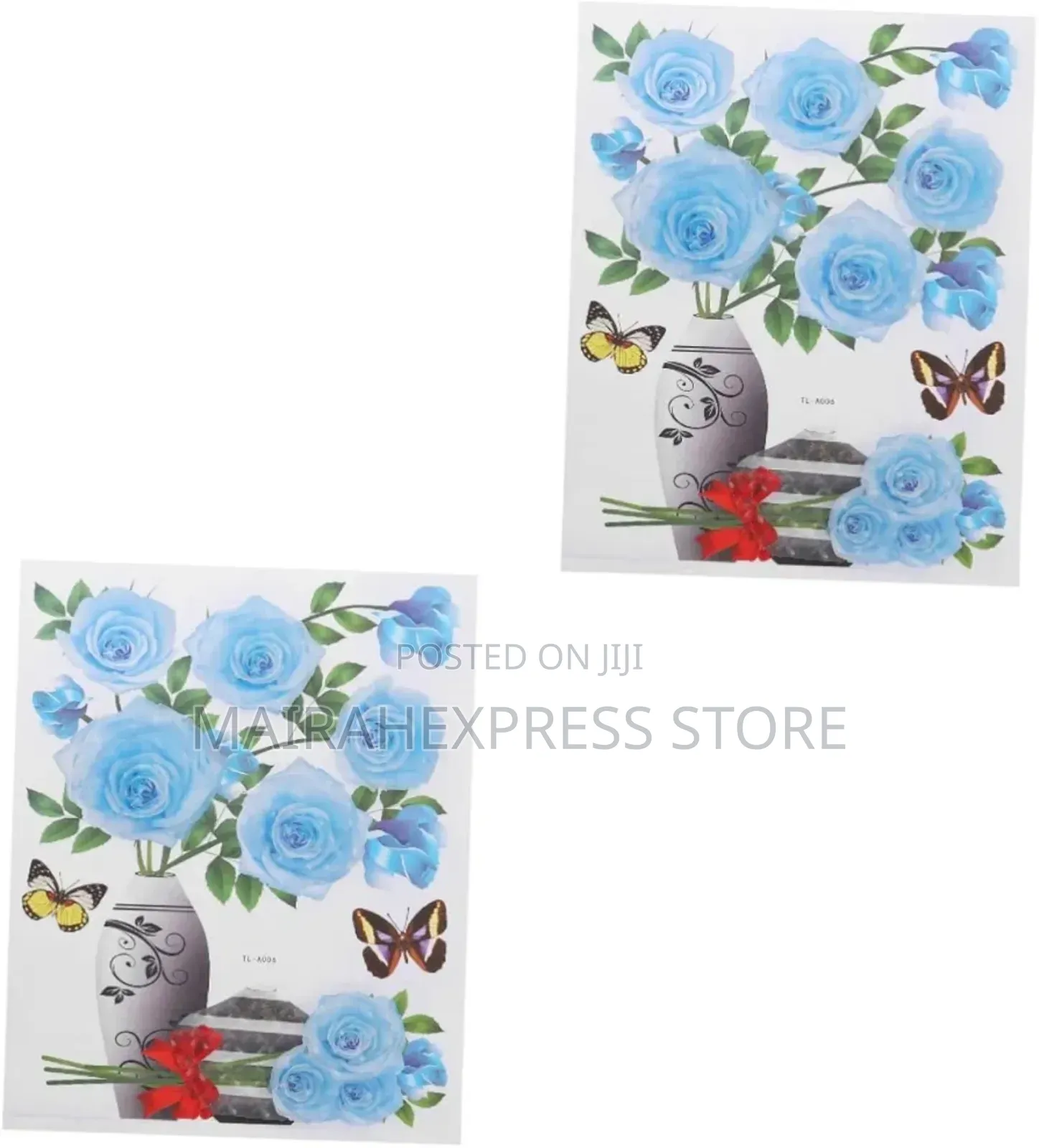 1 Sheet 3d Flowers Wall Sticker Flower