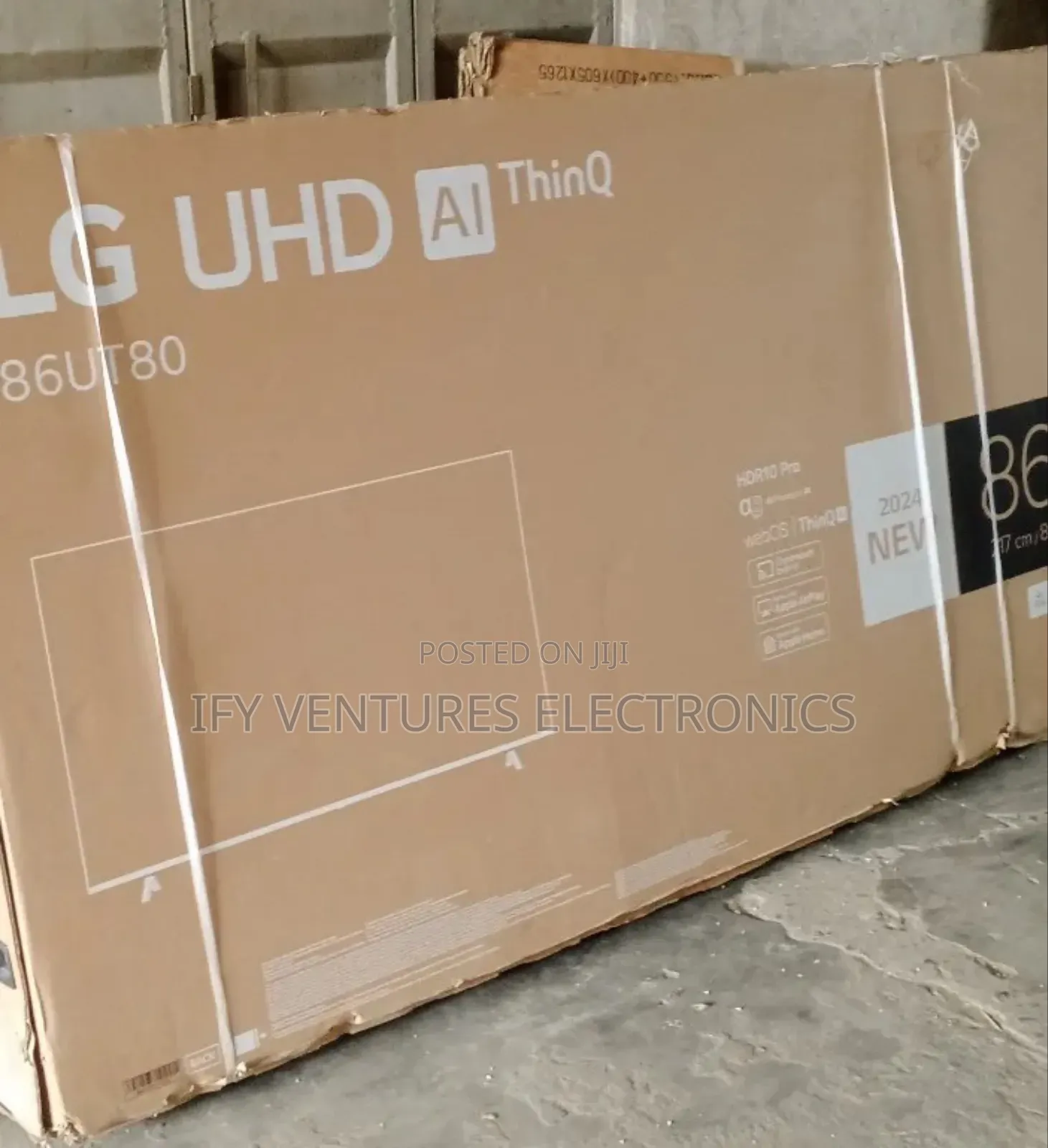 86 Inch Lg Smart Tv, Upscaling, Full Hd, 2 Years Warranty.