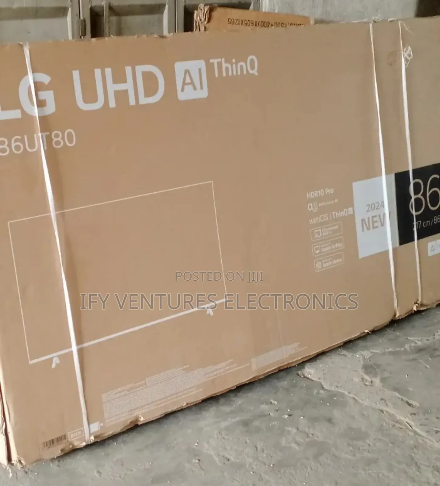 86 Inch Lg Smart Tv, Upscaling, Full Hd, 2 Years Warranty.
