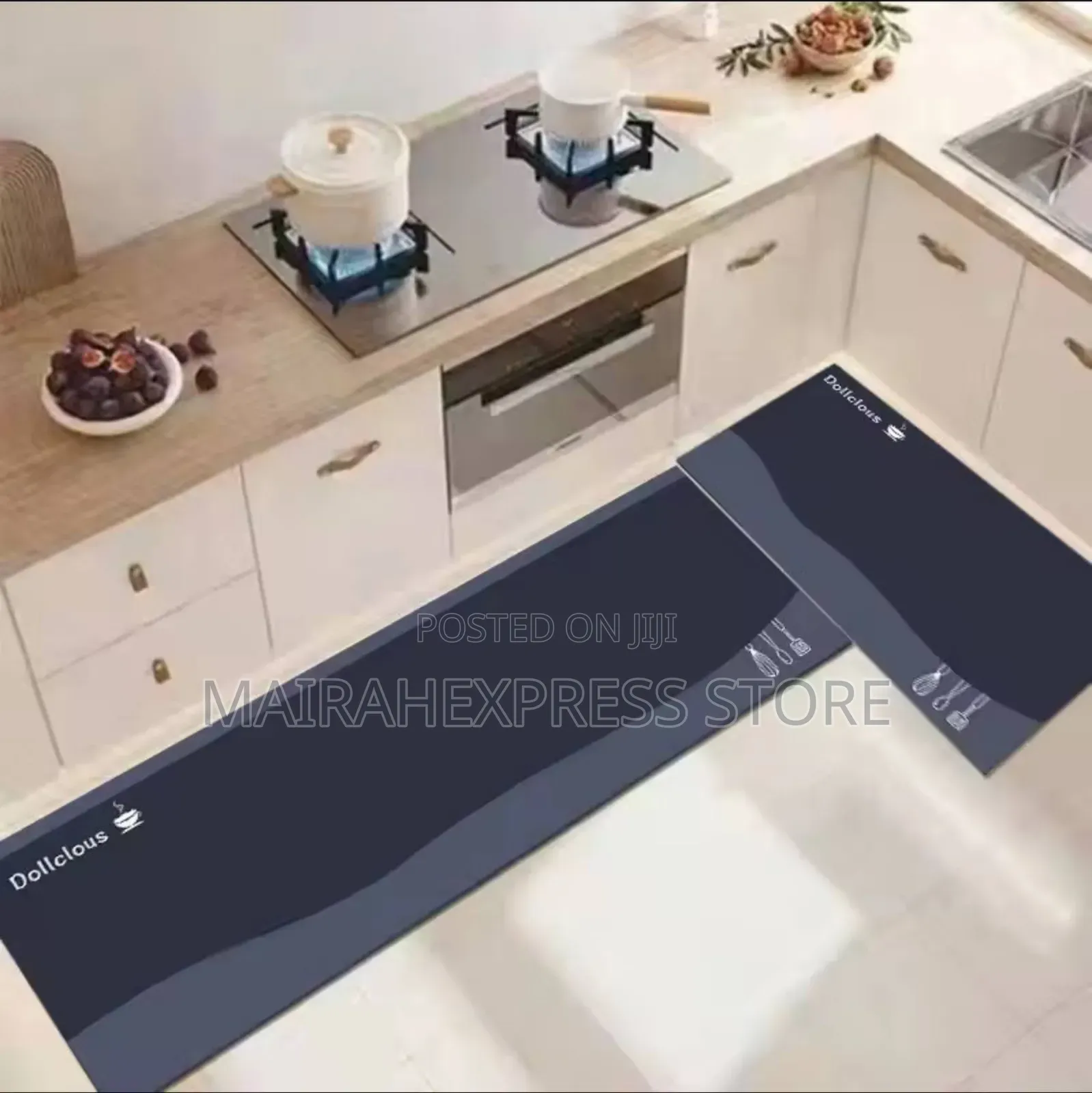 2in1 Non Slip Anti Fatigue Kitchen Floor PVC Mat 4 Kitchen