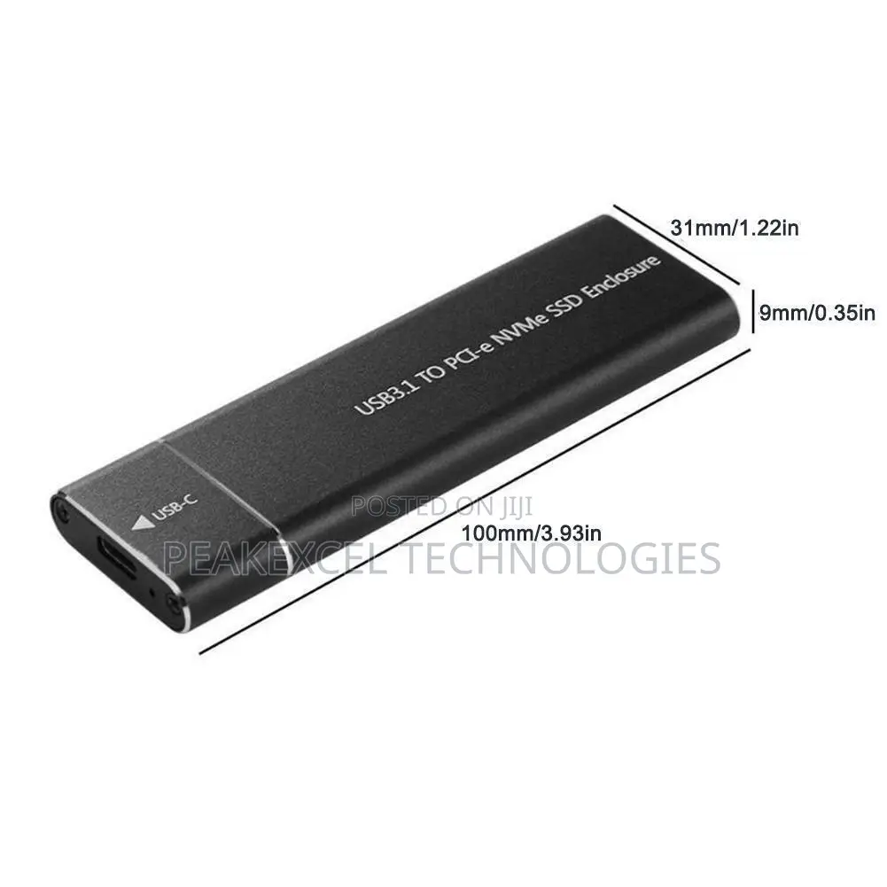 2in1 USB 3.1 Gen 2 to NGFF Nvme Pci-E M.2 Nvme SSD Enclosure