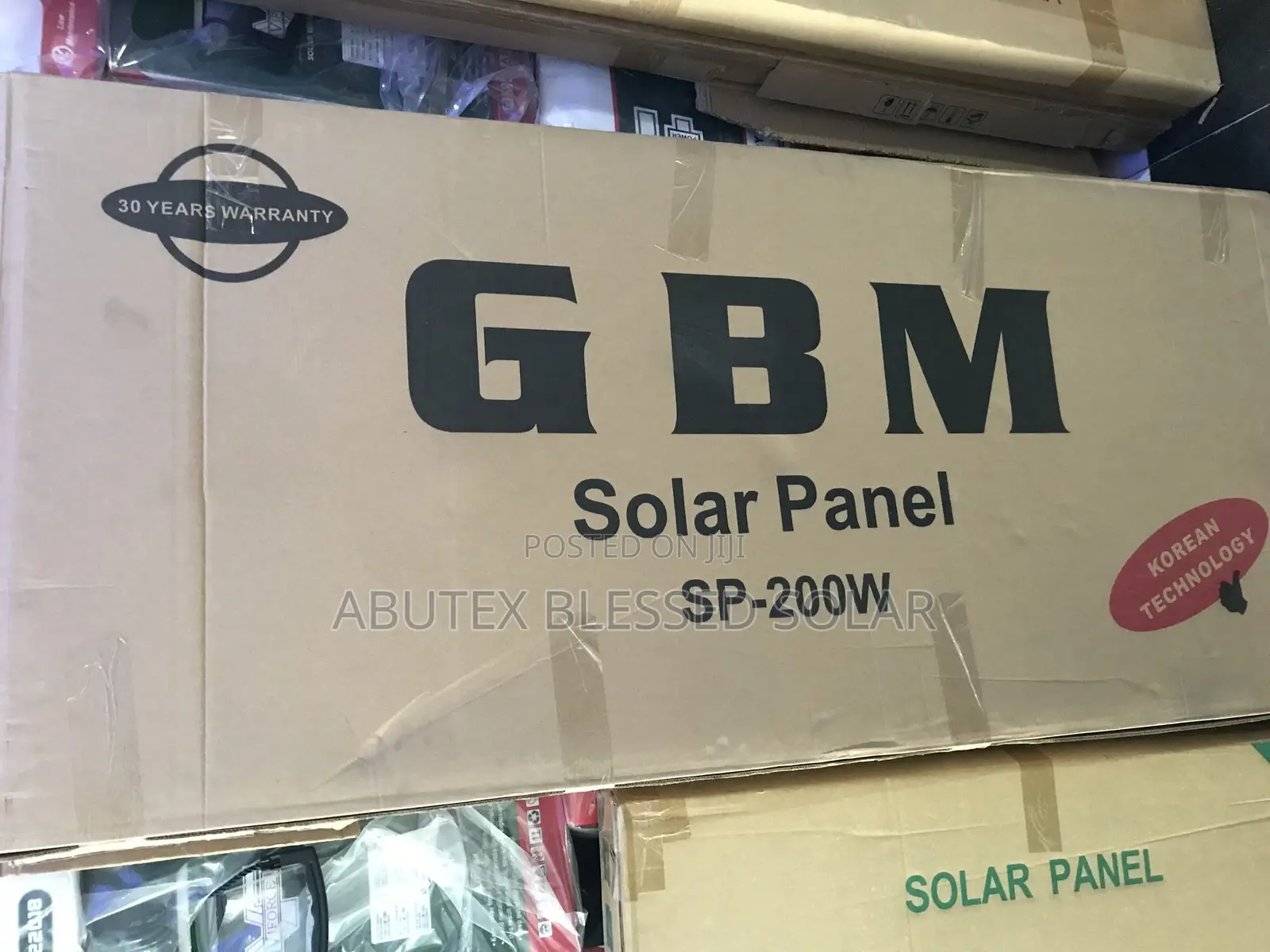 200w G.B.M Mono Solar Panel