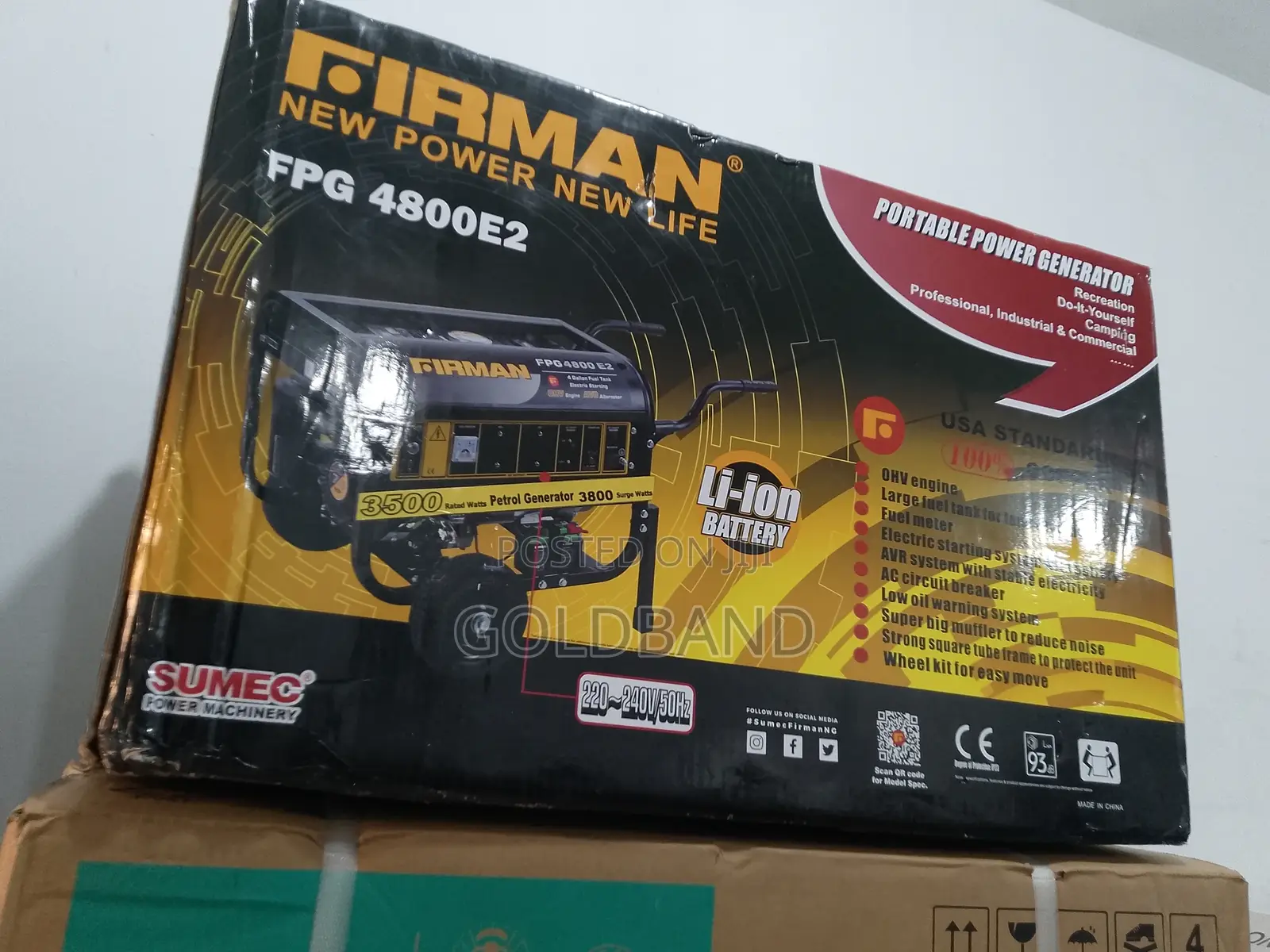 Firman FPG-4800e2 3kva Petrol Generator