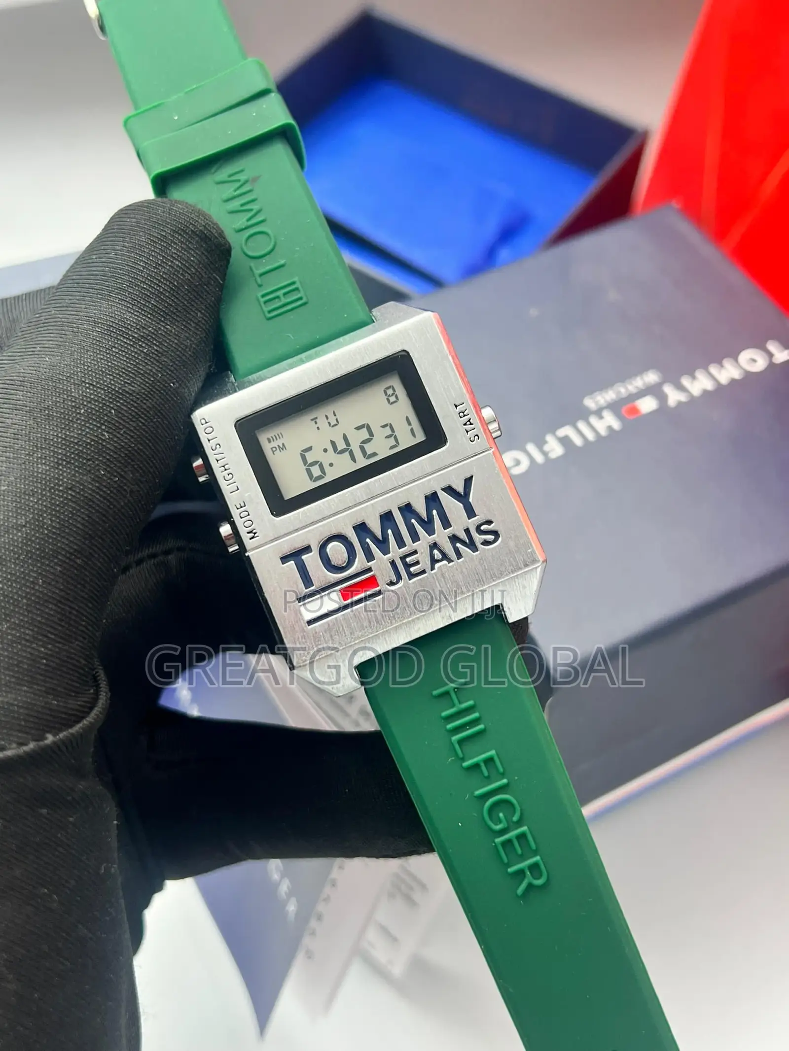 Tommy Hilfiger Digital Displays Wristwatch