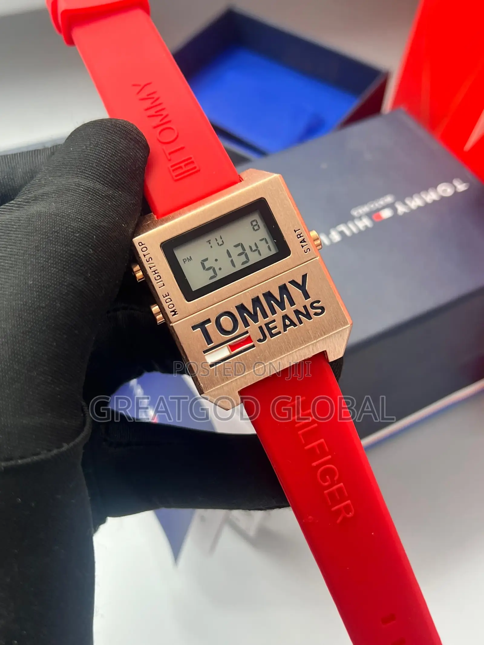 Tommy Hilfiger Digital Displays Wristwatch