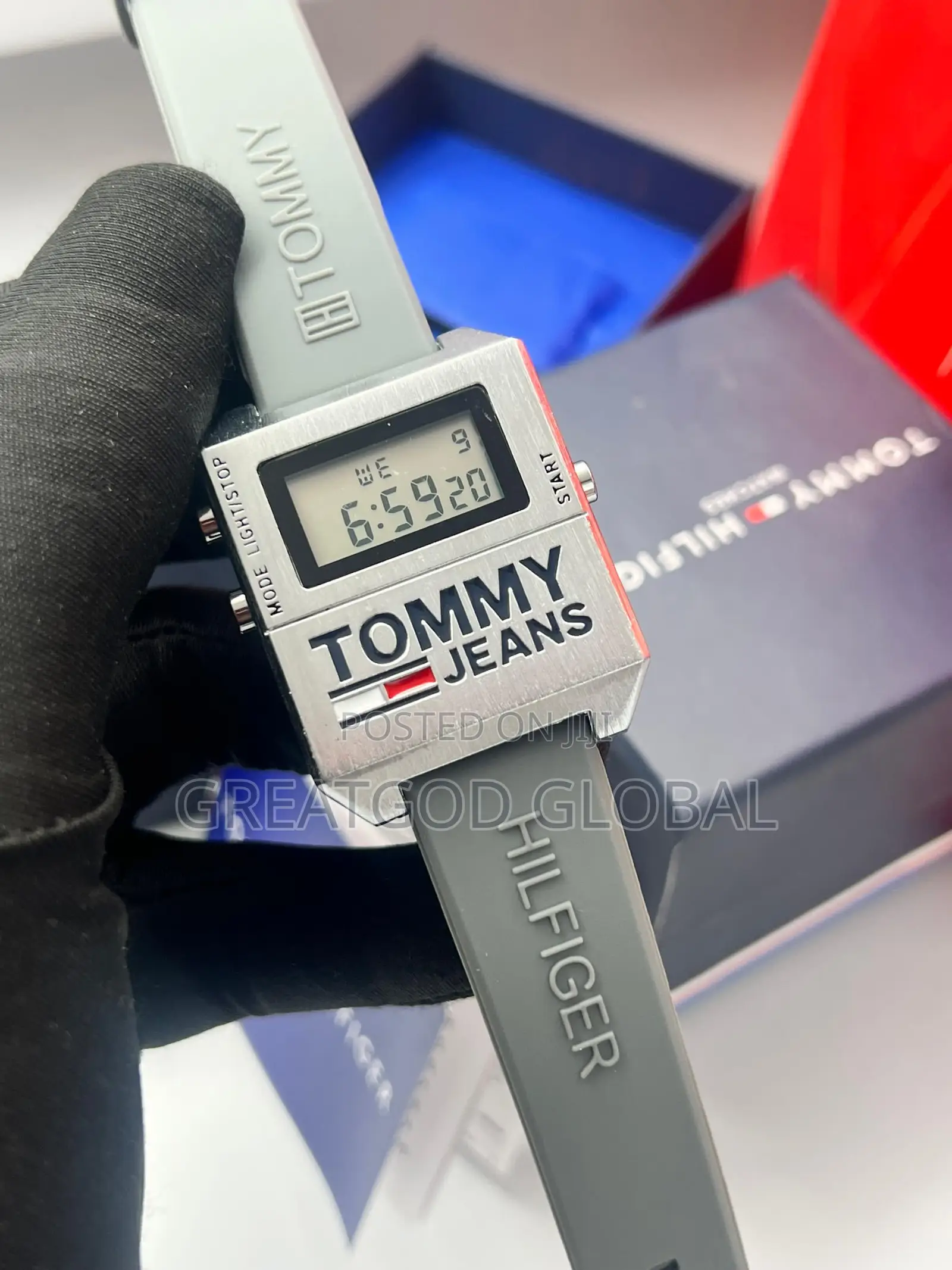 Tommy Hilfiger Digital Displays Wristwatch