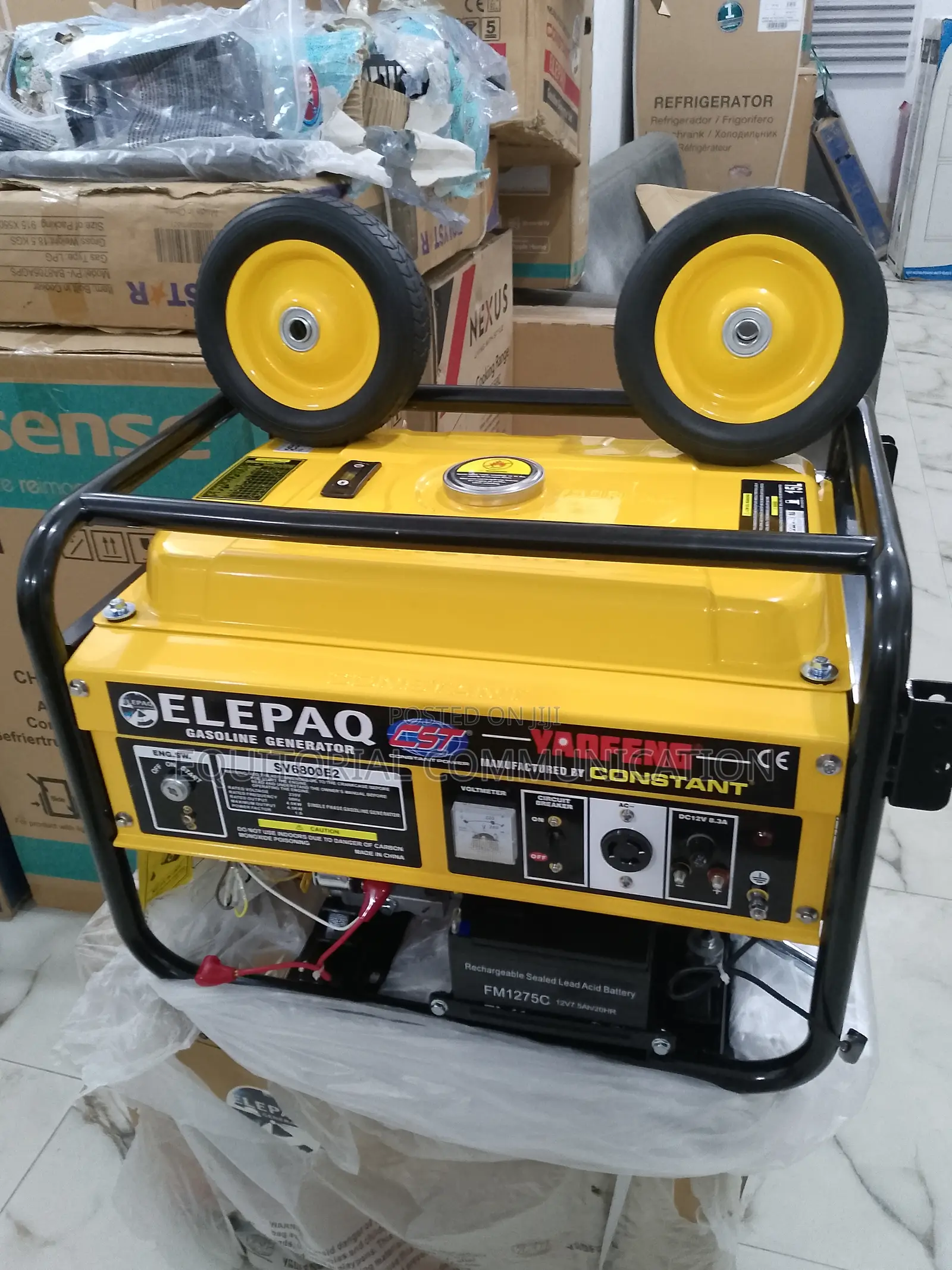 Elepaq 4.5kva Constant Generator-Single Phase Power Output