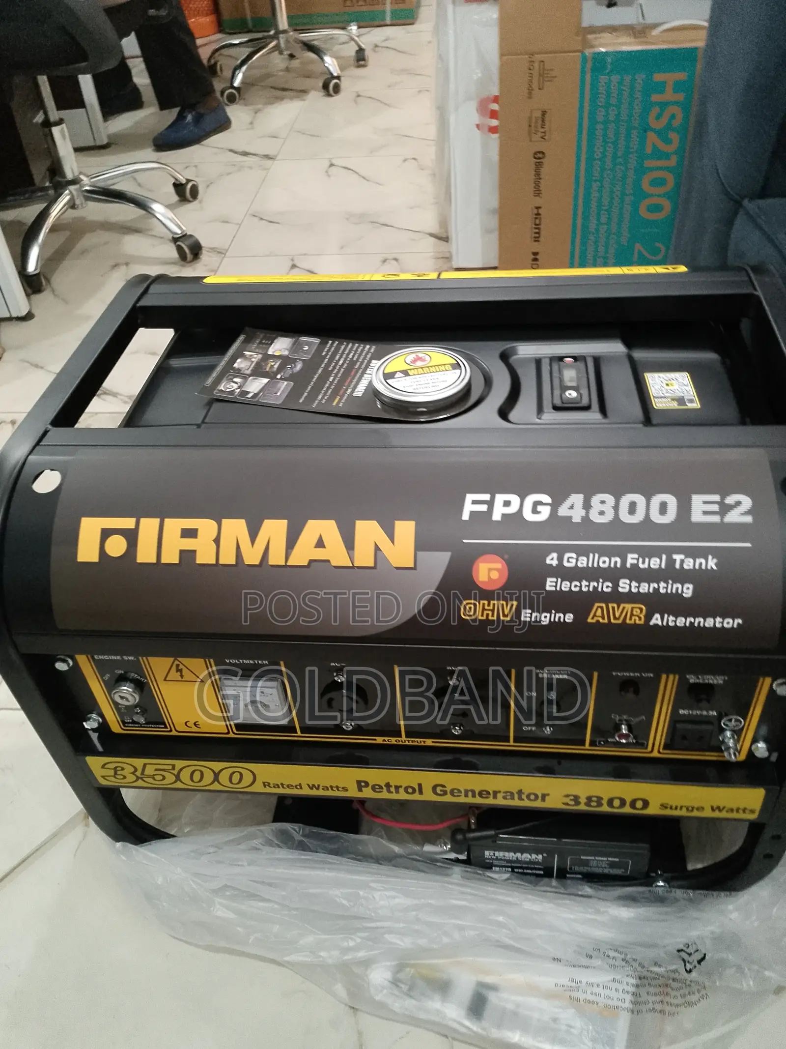 Firman FPG-4800e2 3kva Low Noise Petrol Generator