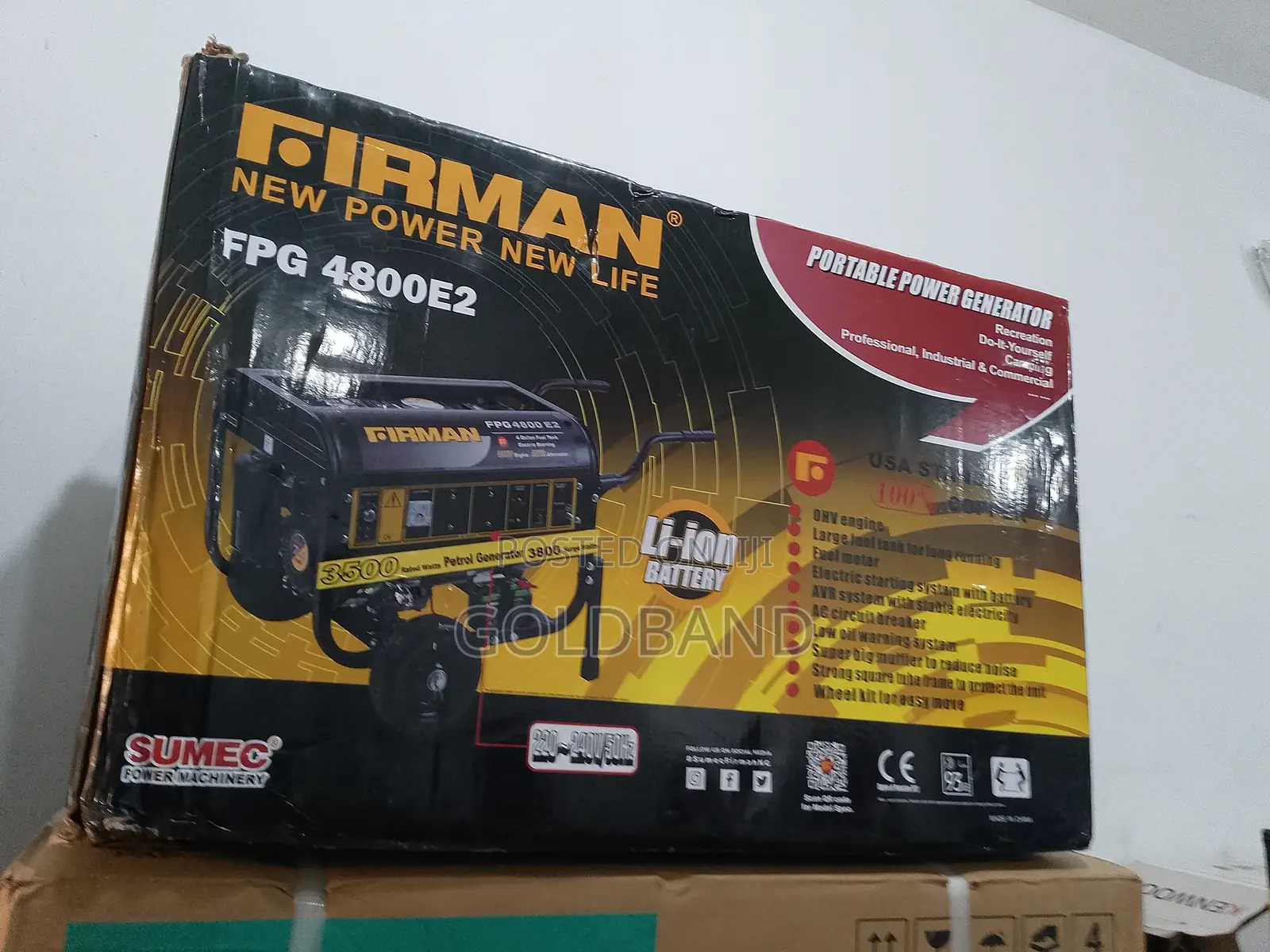 Firman FPG-4800e2 3kva Sound Proof Generator