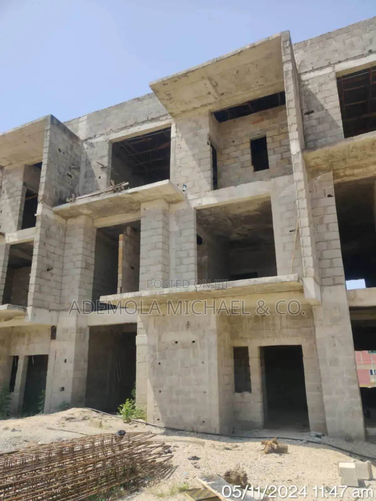Advance Carcass of 4 Bedroom Terrace Duplex With BQ