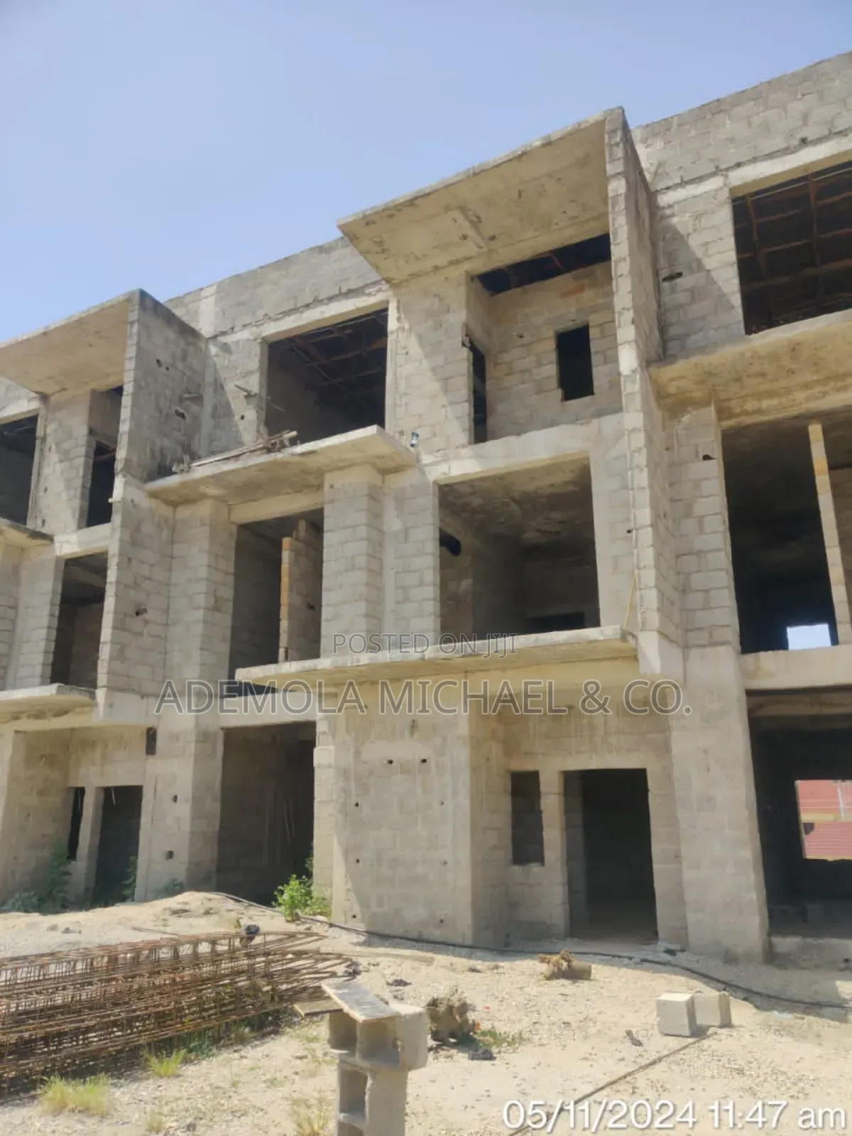 Advance Carcass of 4 Bedroom Terrace Duplex With BQ