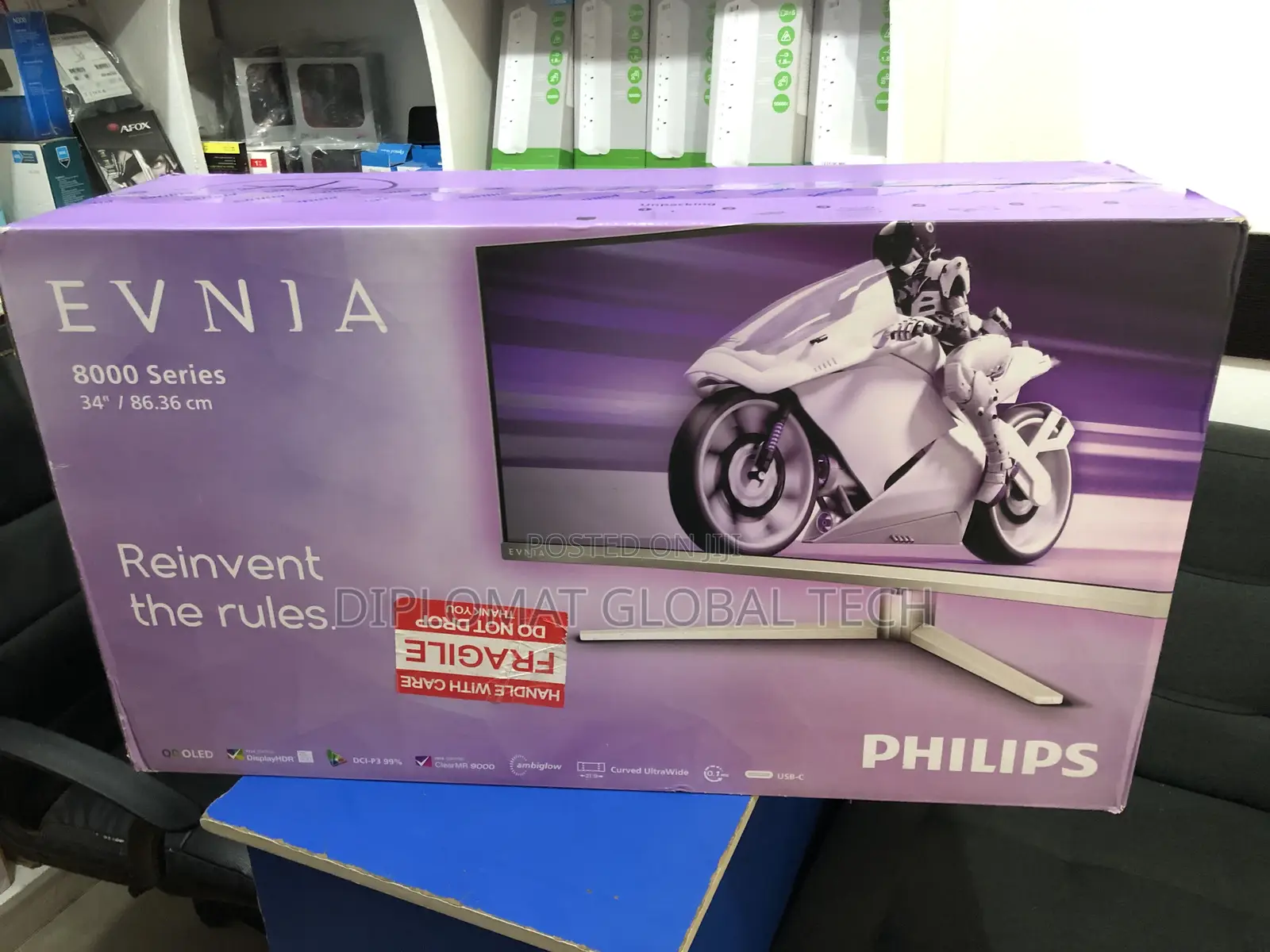 Philips Evnia 34m2c8600 Qd-Oled 34inch Curved Gaming Monitor