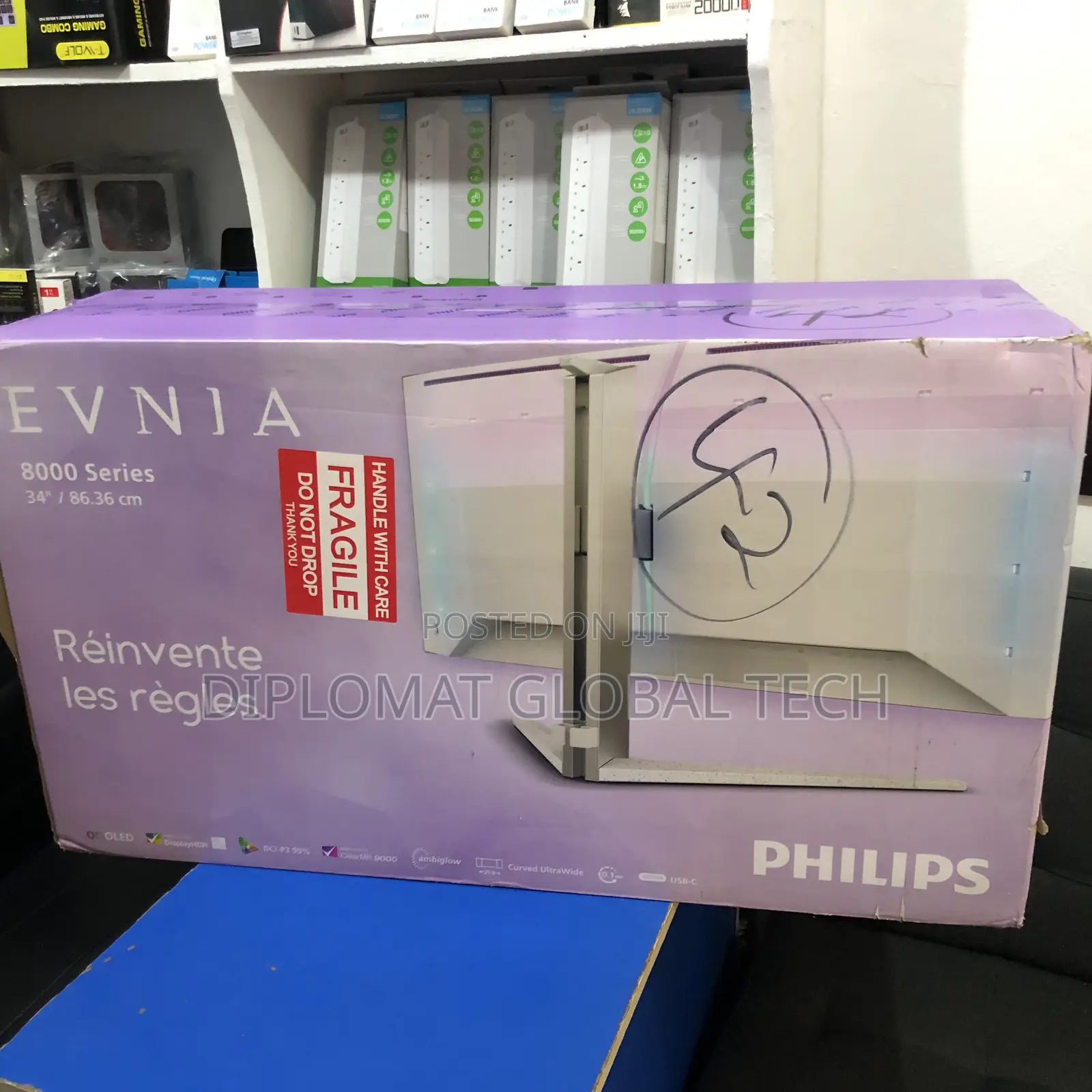 Philips Evnia 34m2c8600 Qd-Oled 34inch Curved Gaming Monitor
