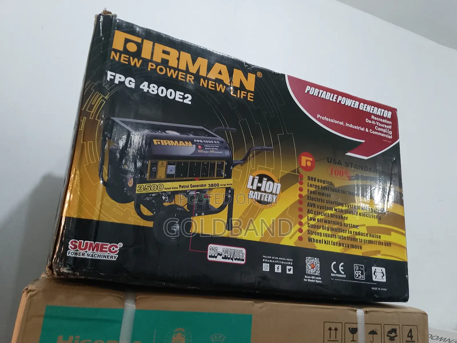 Firman FPG-4800e2 3kva Portable Power Generator