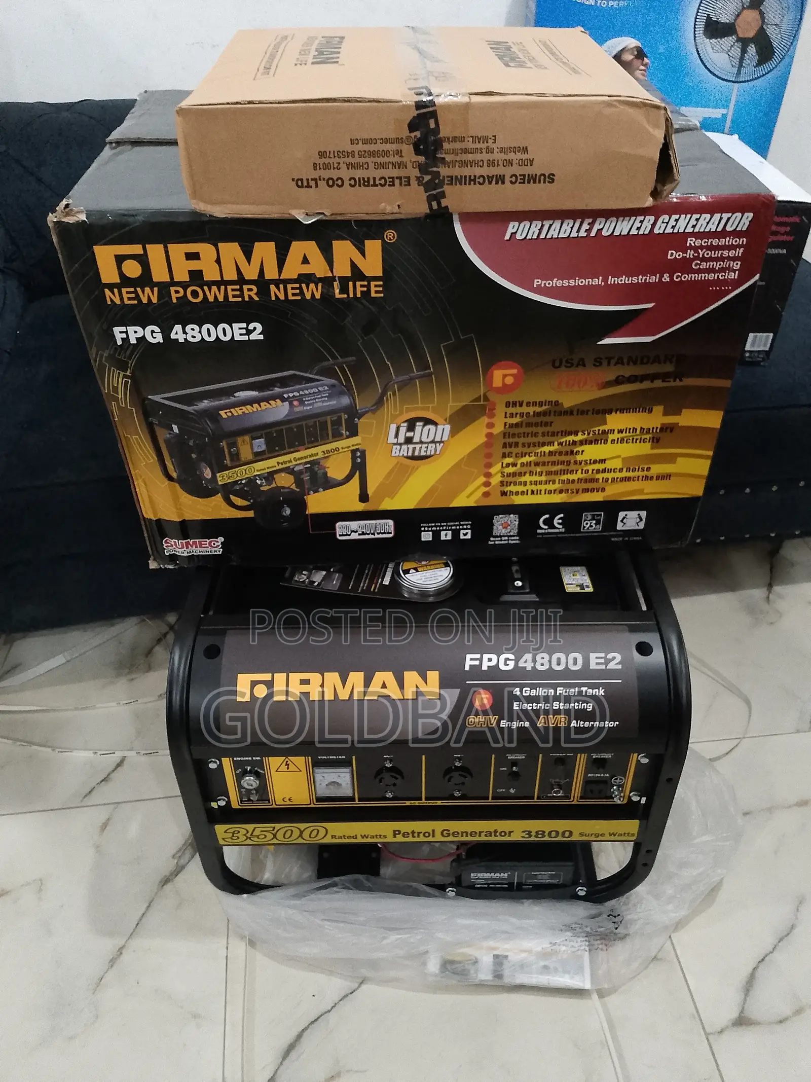Firman FPG-4800e2 3kva Low Voltage Generator