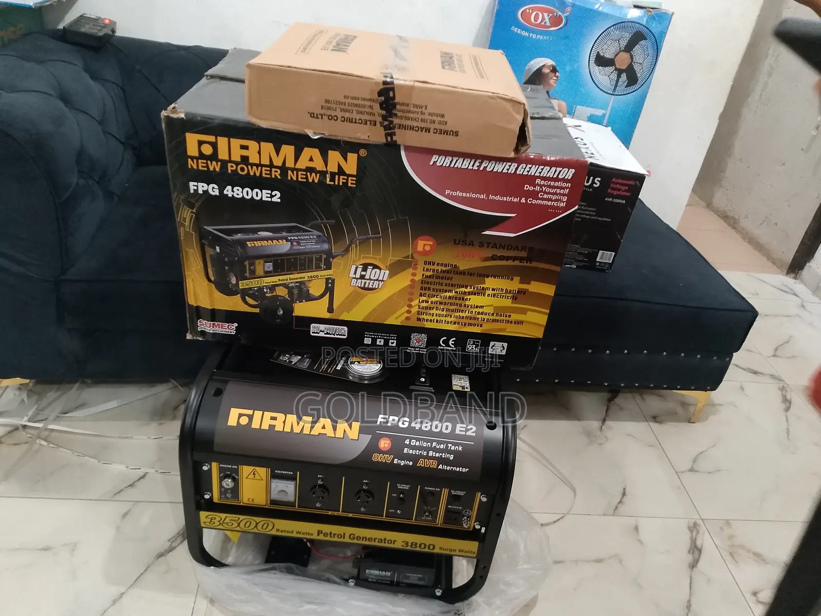 Firman FPG-4800e2 3kva Energy-Edge House Generator