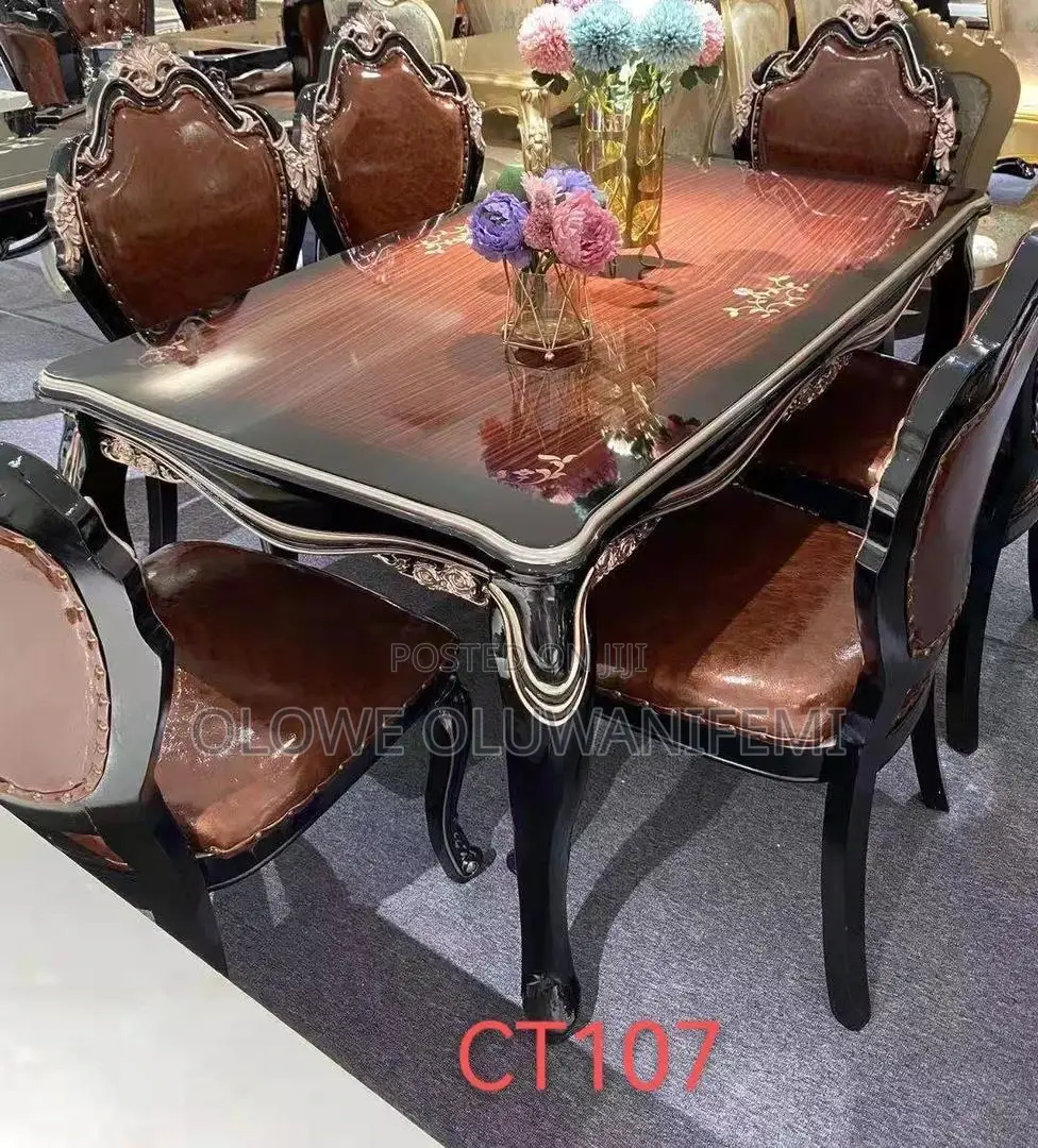 Luxury Imported 6 Seaters Royal Dining Table And Chairs