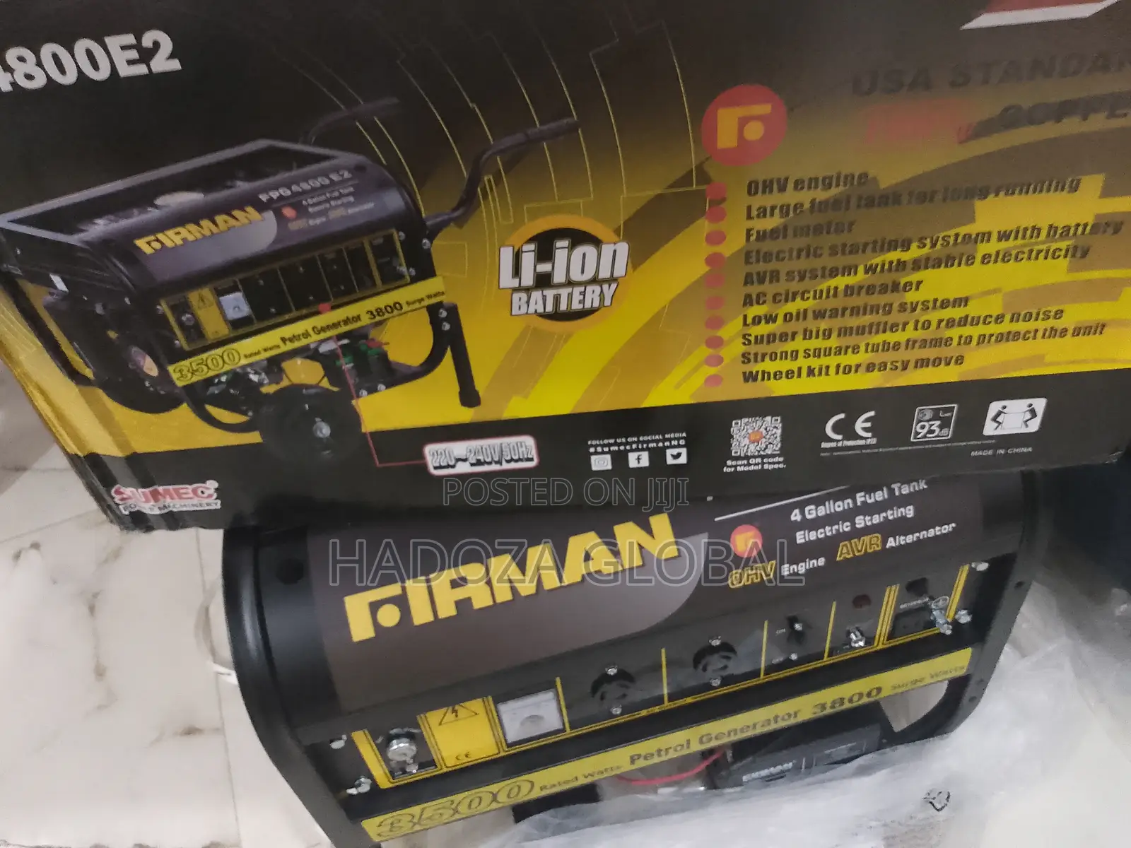 Fuel-Efficient Firman Fpg4800e2 Generator
