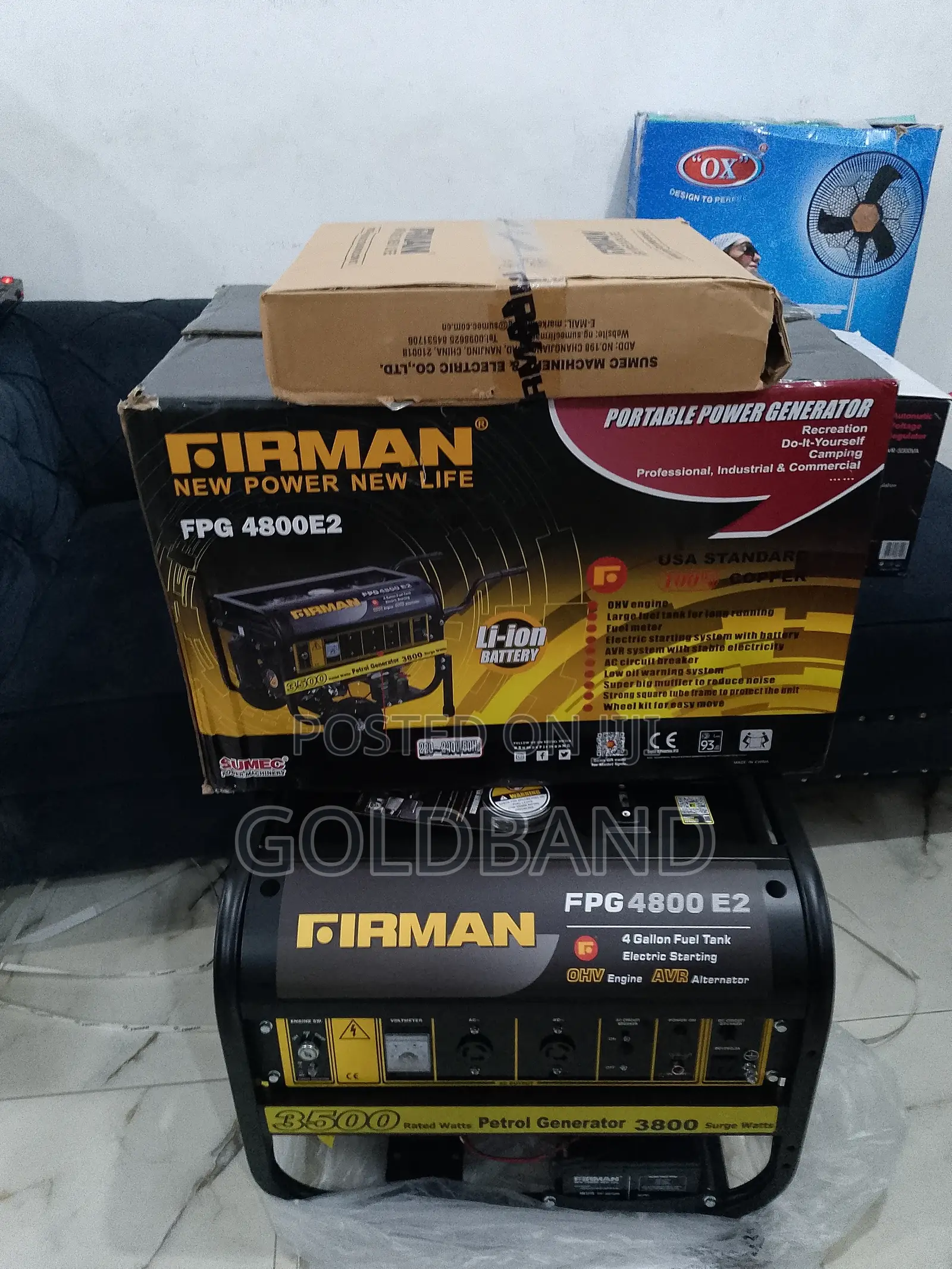 Firman FPG-4800e2 3kva Petrol Generator Home Energy Solution