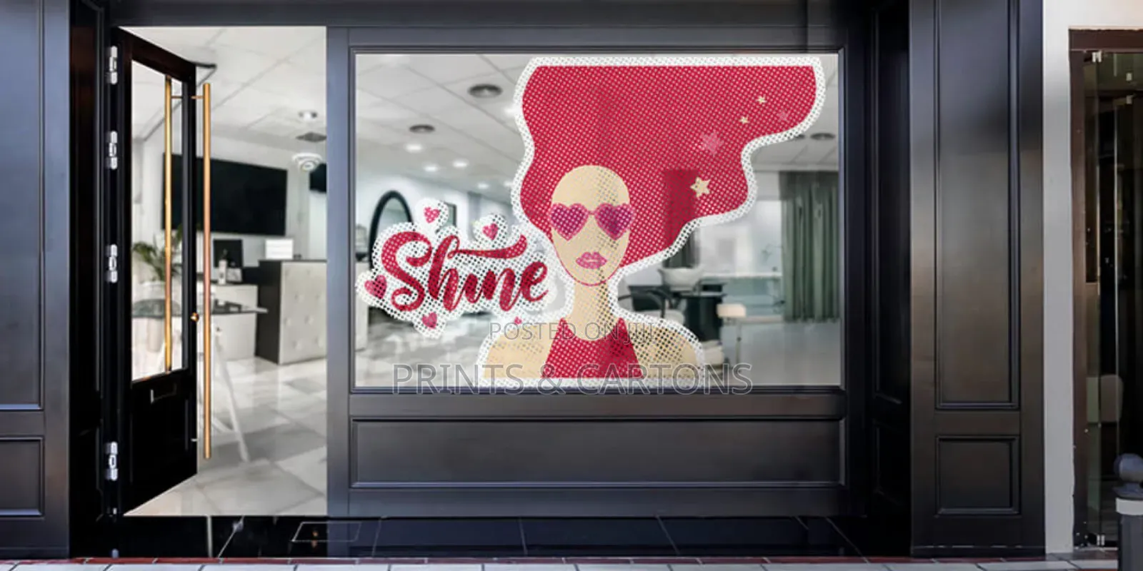Storefront Window Graphics Printing B