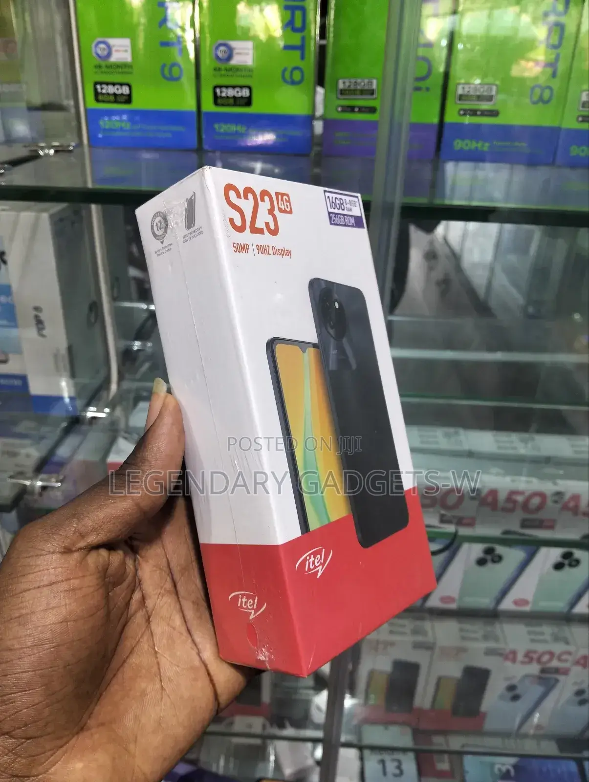 New Itel S23 256 GB Black