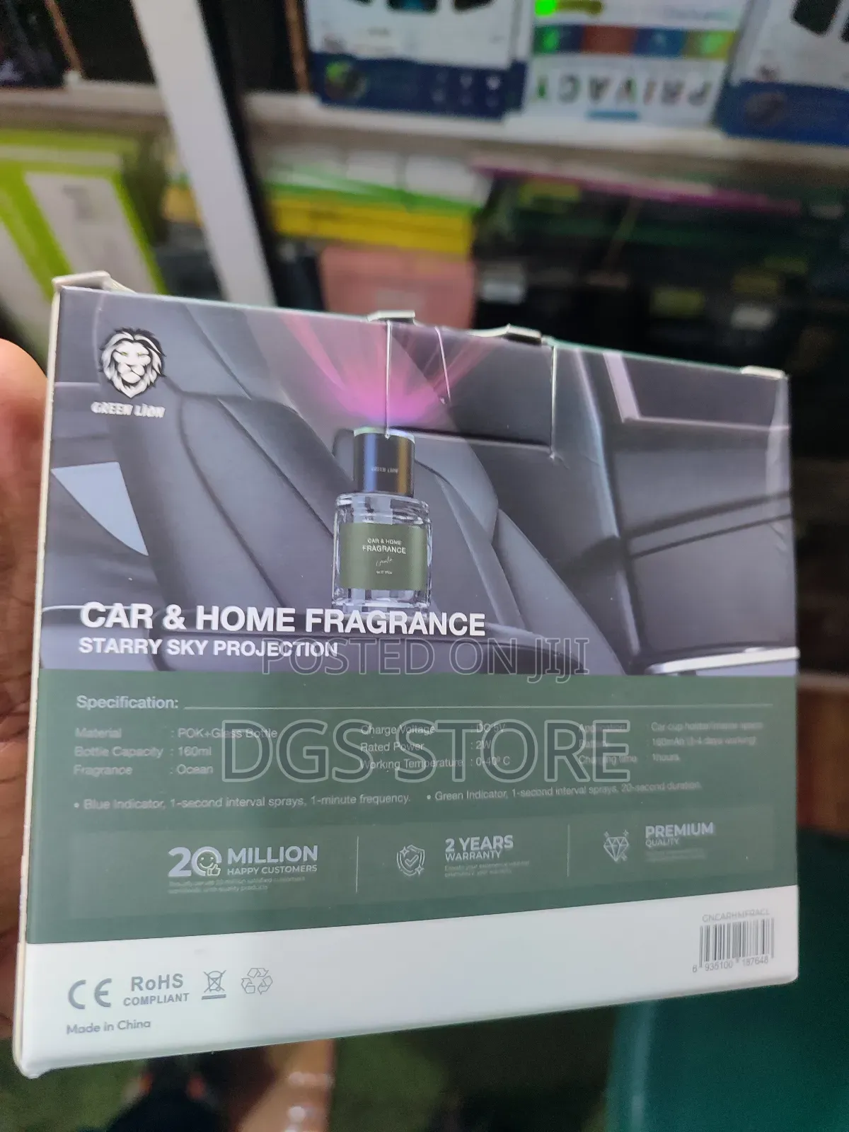Green Lion Car Home Fragrance Clear