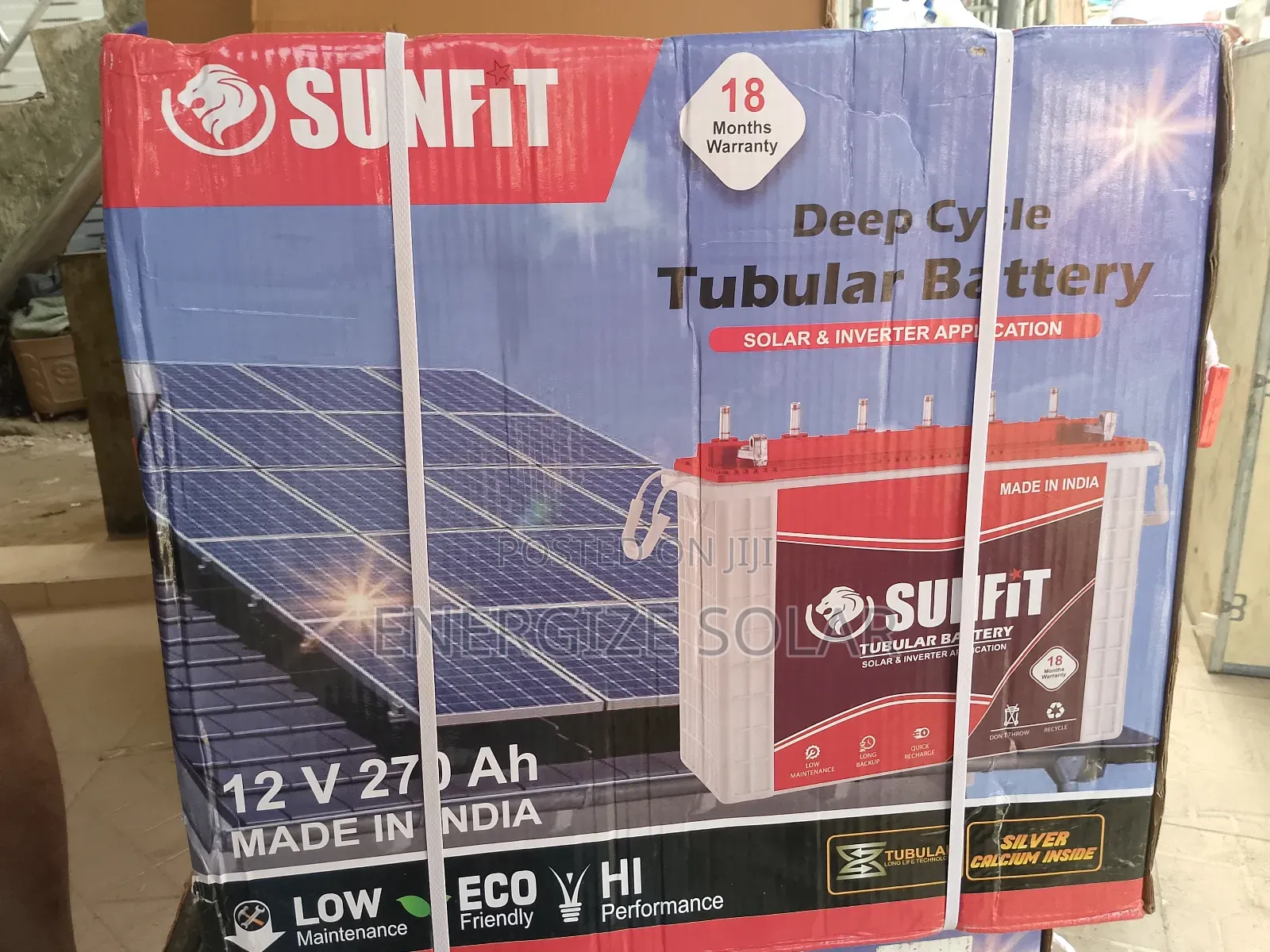 12v 270a Sunfit Tubular Battery