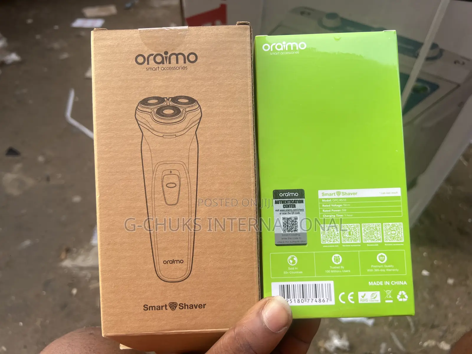 Oraimo Smart-Shaver 3D Rotary Electric With Pop Up Trimmer