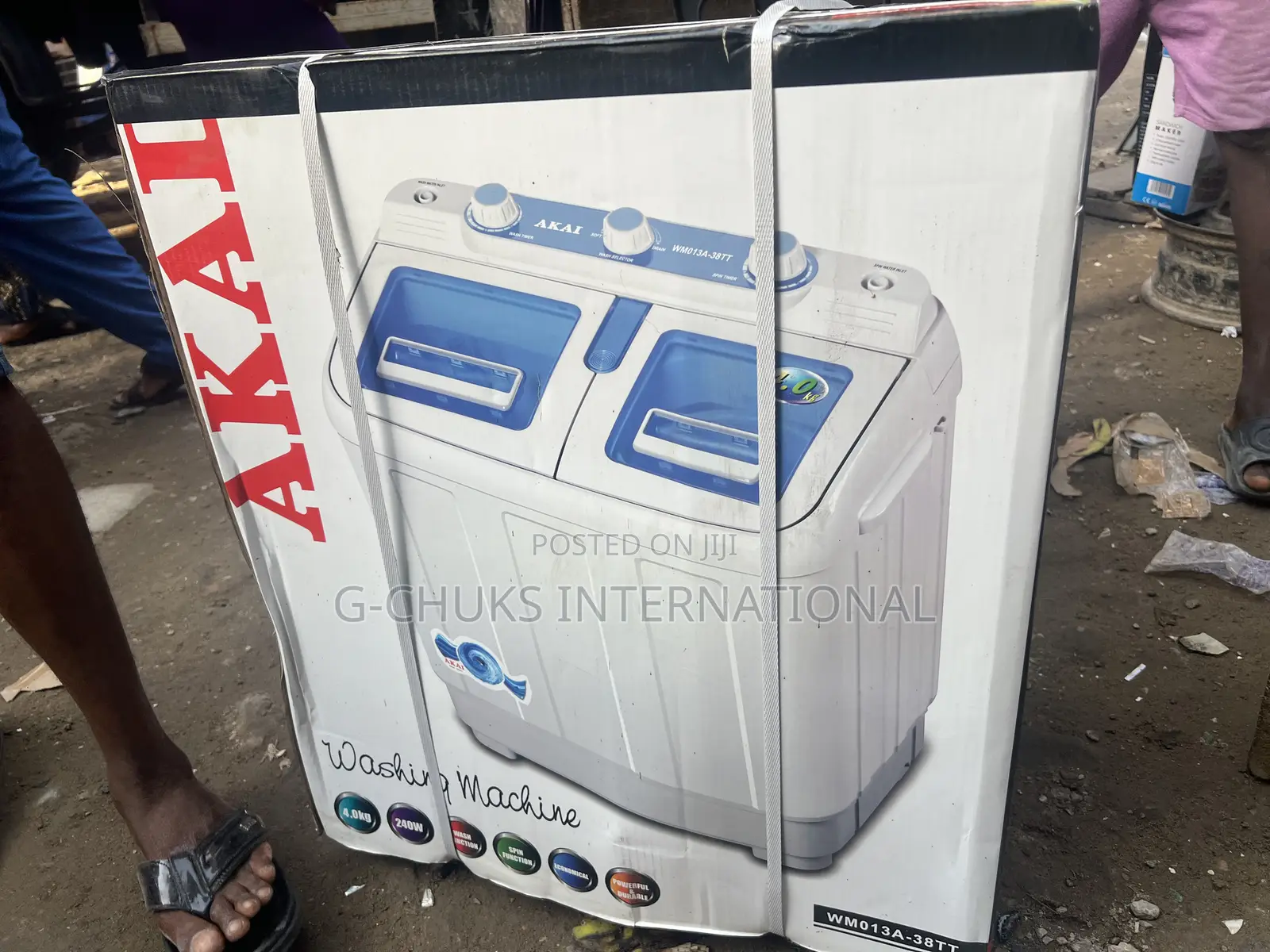 AKAI Twin Tub Mini Washing Machine - 4.0kg