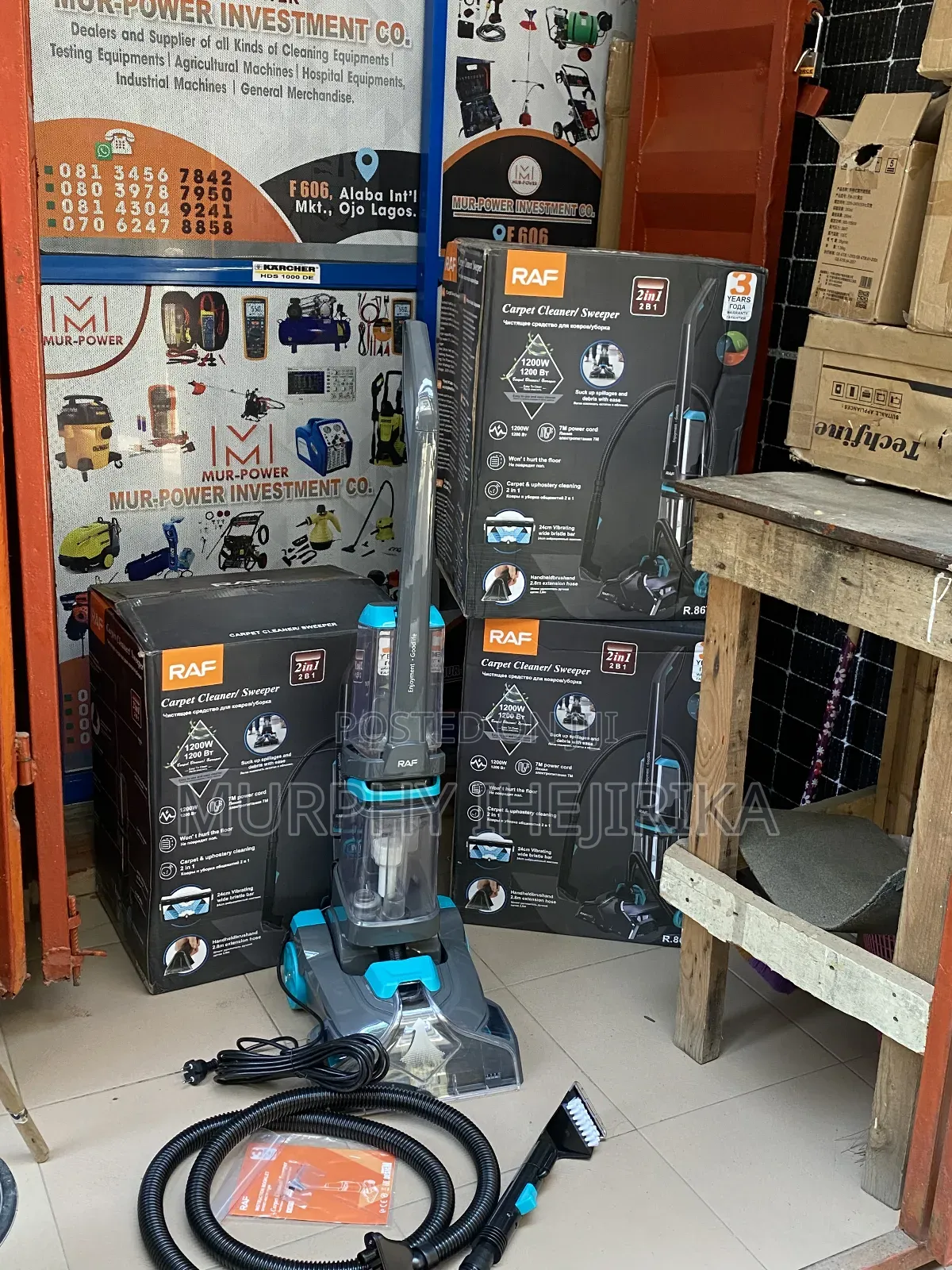 Raf Electric Carpet and Upholstery Cleaner